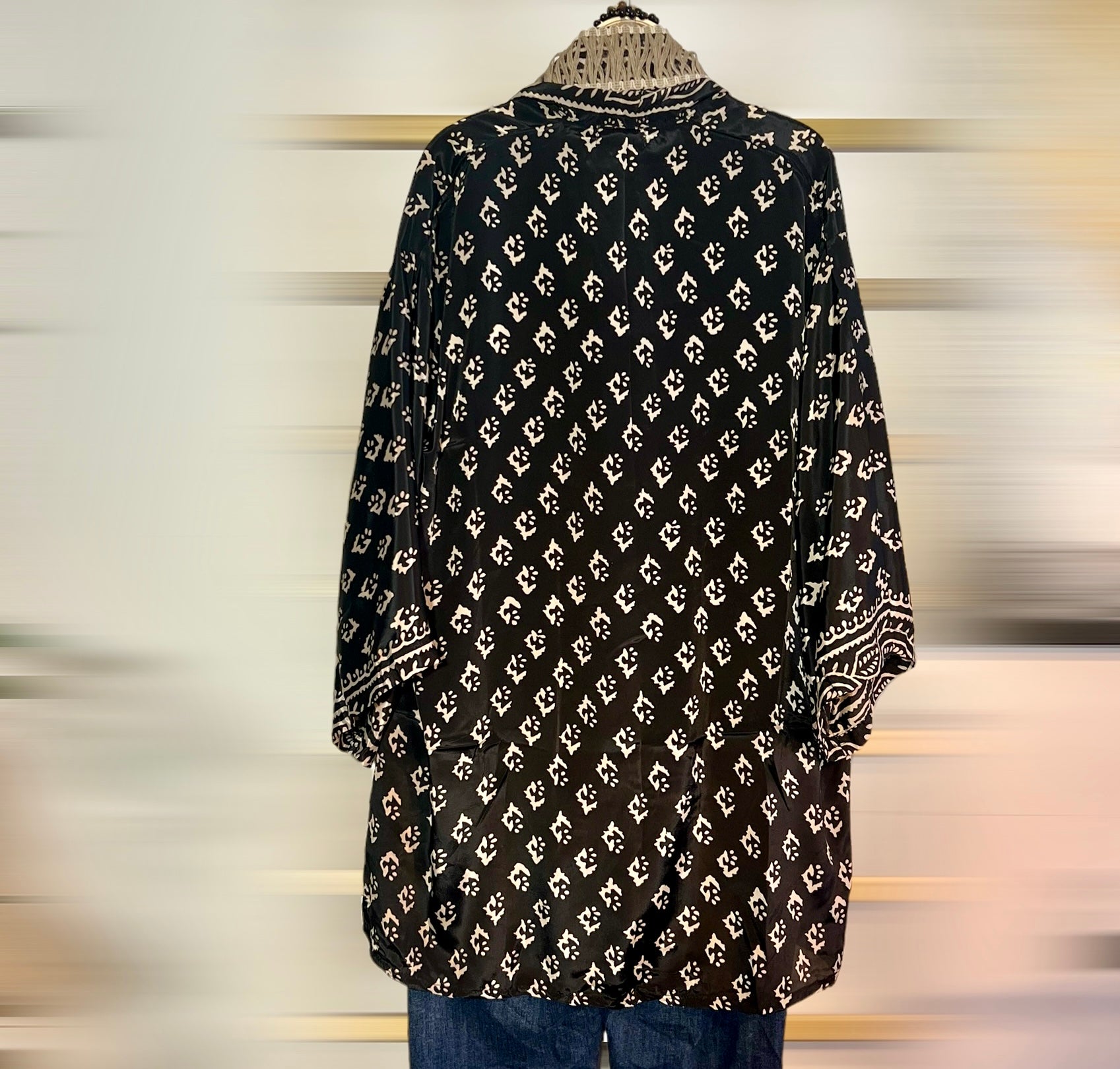 Kimono "Zahara" negro
