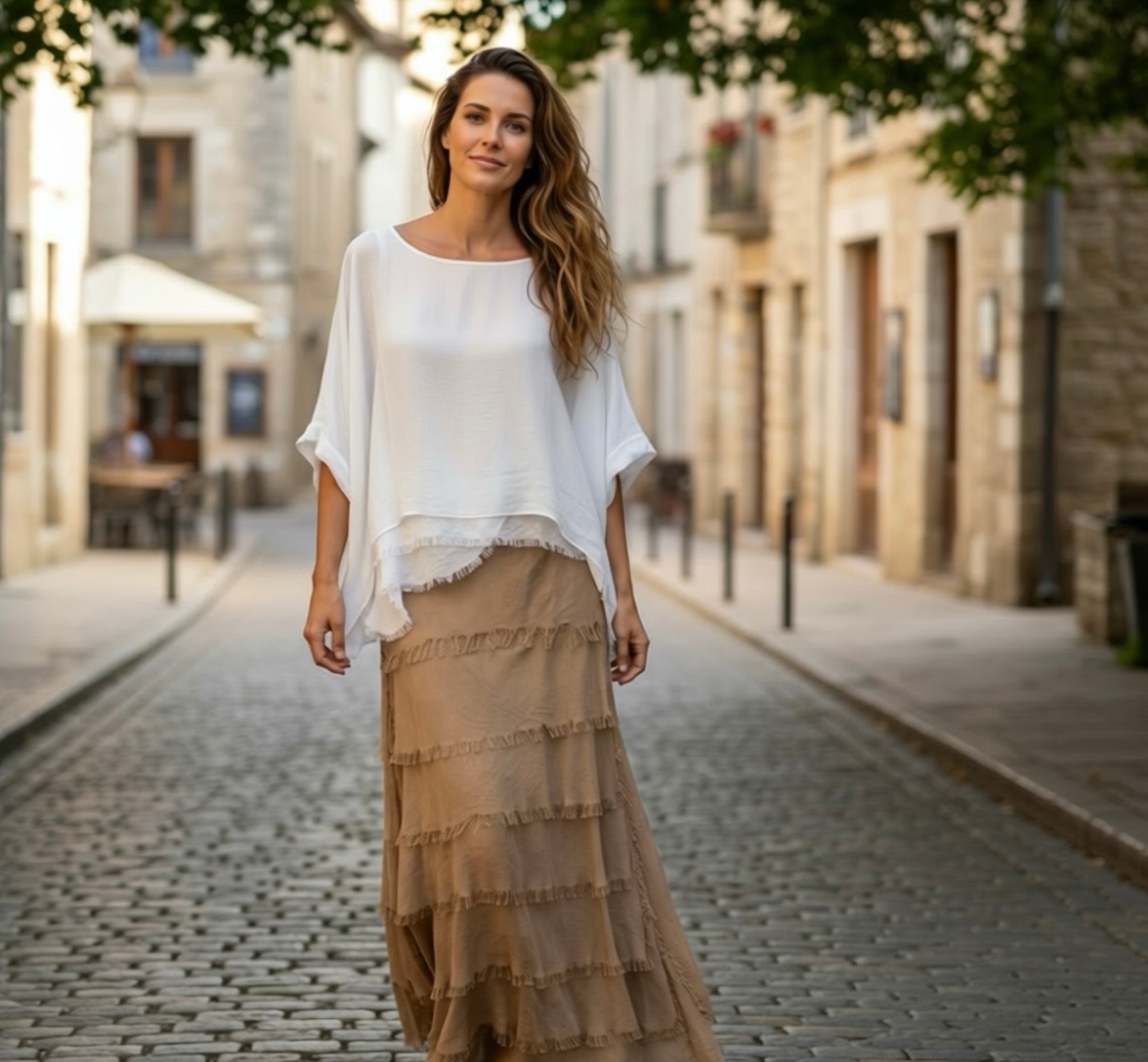 Blusa "Sevilla" blanco