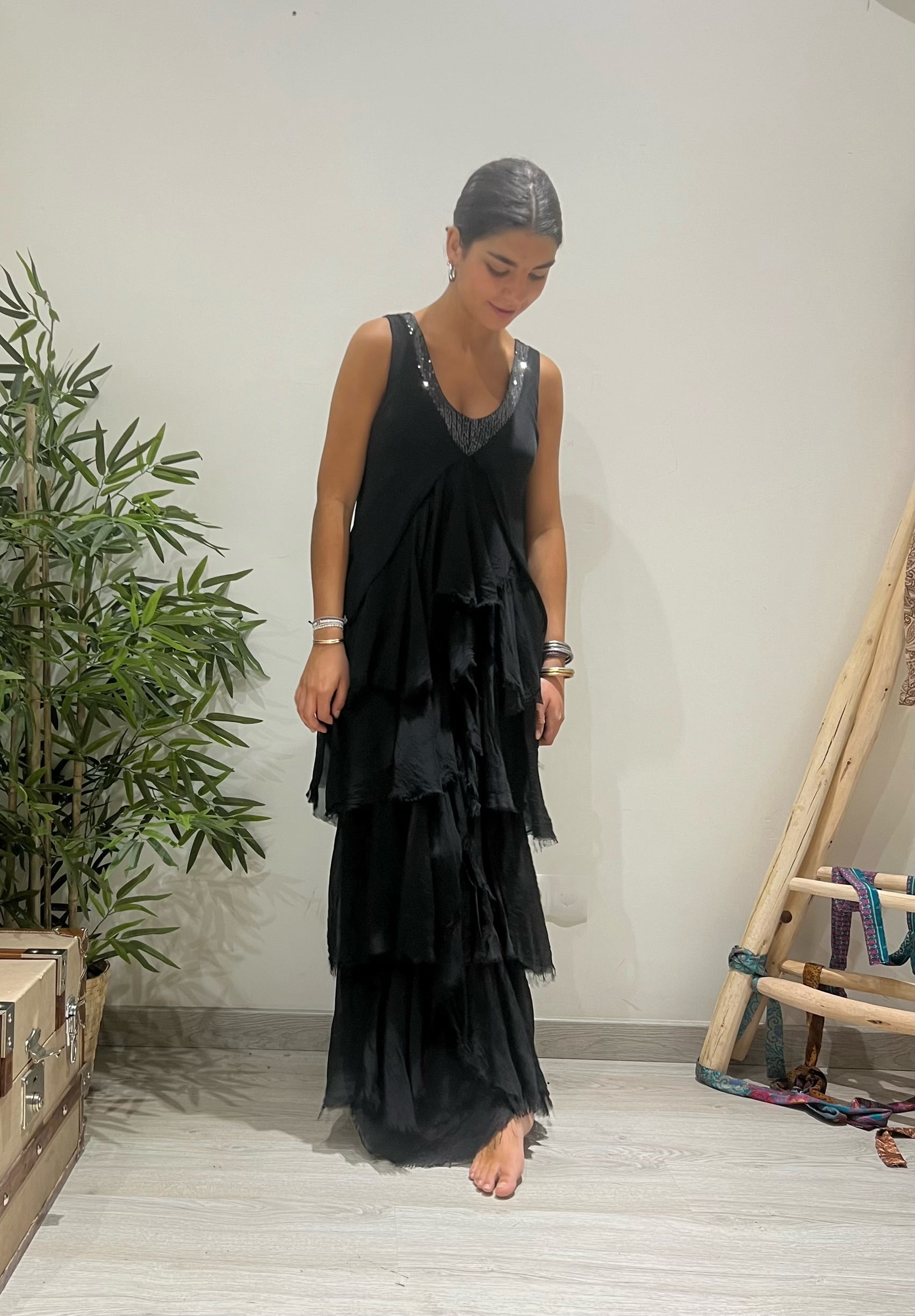 Vestido "Granada" negro