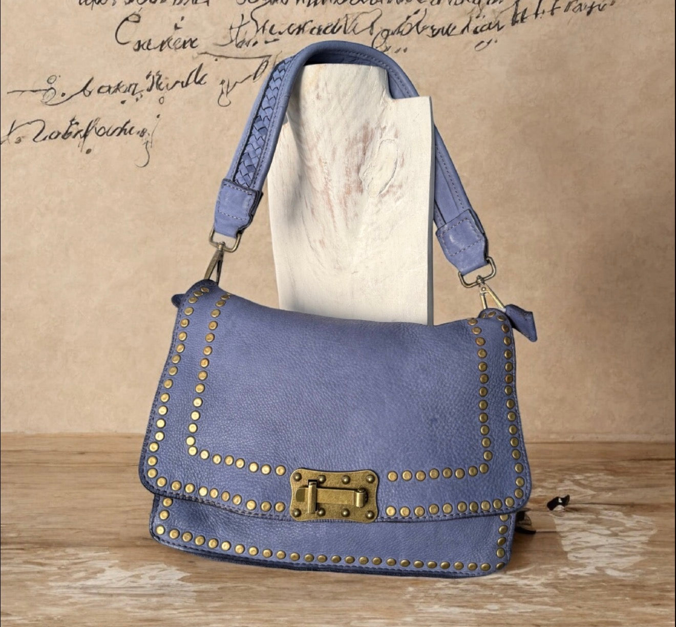 Bolso "Babilonia" azul vaquero