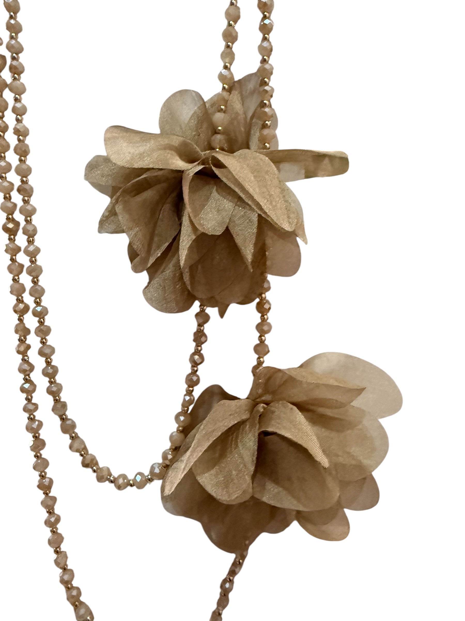 Collar "Peonias" oro