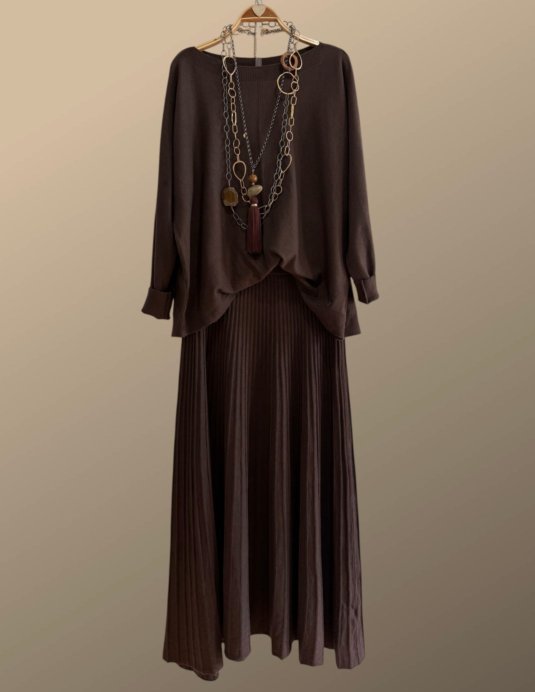 Jersey "Palmira" marrón