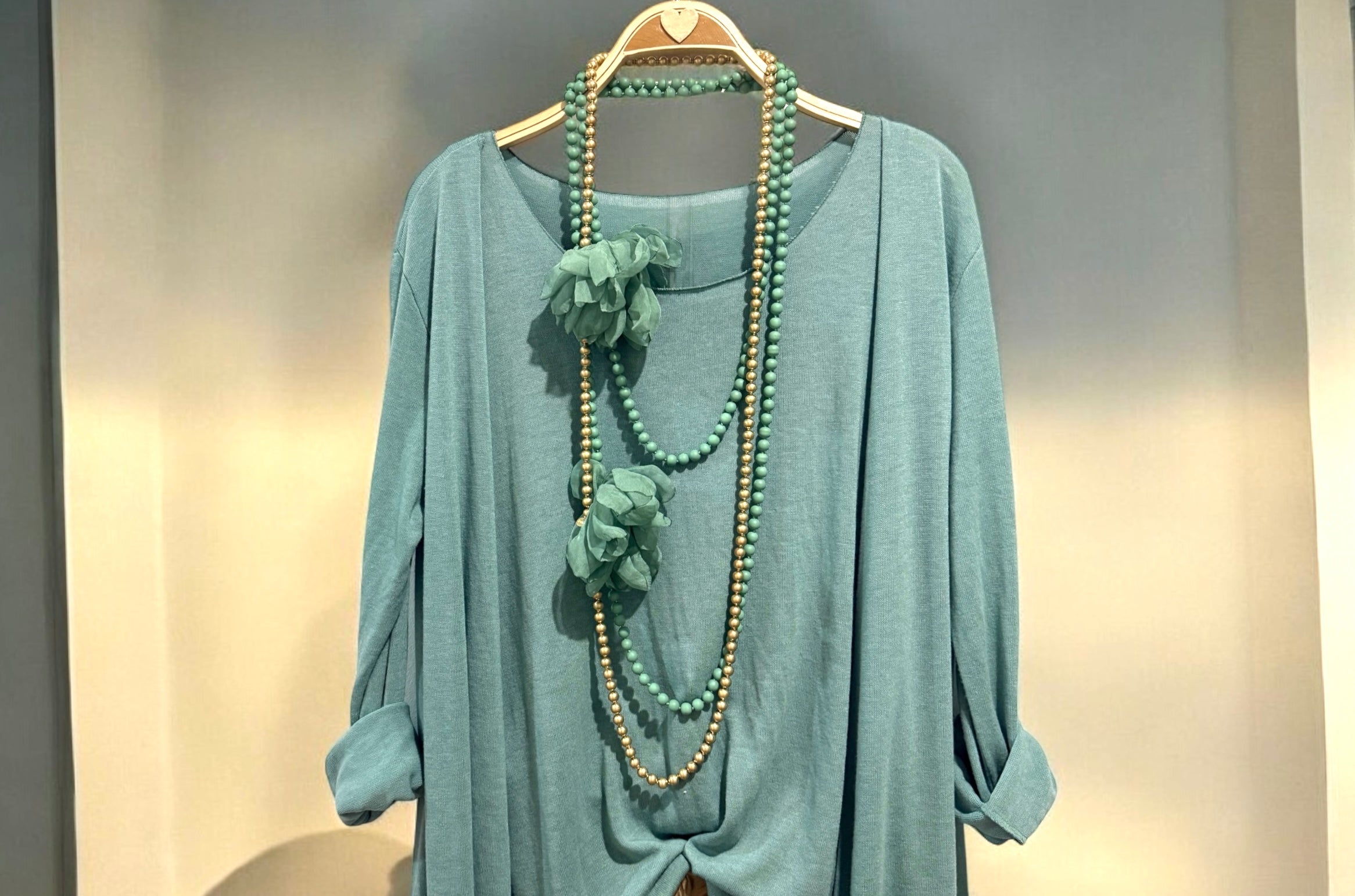 Collar "Flores" ágata