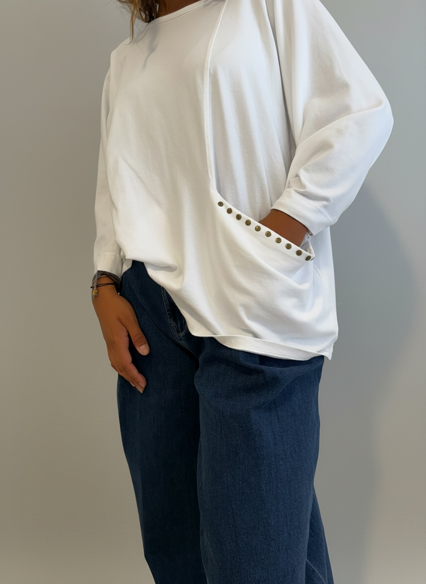 Camiseta "Perugia" blanco