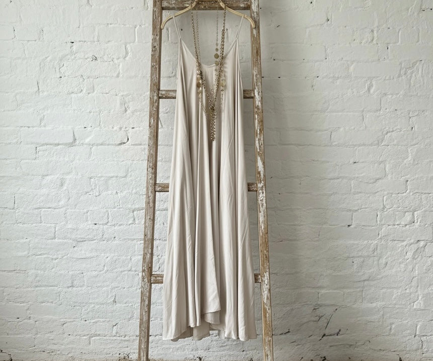 Vestido "Romina" marfil