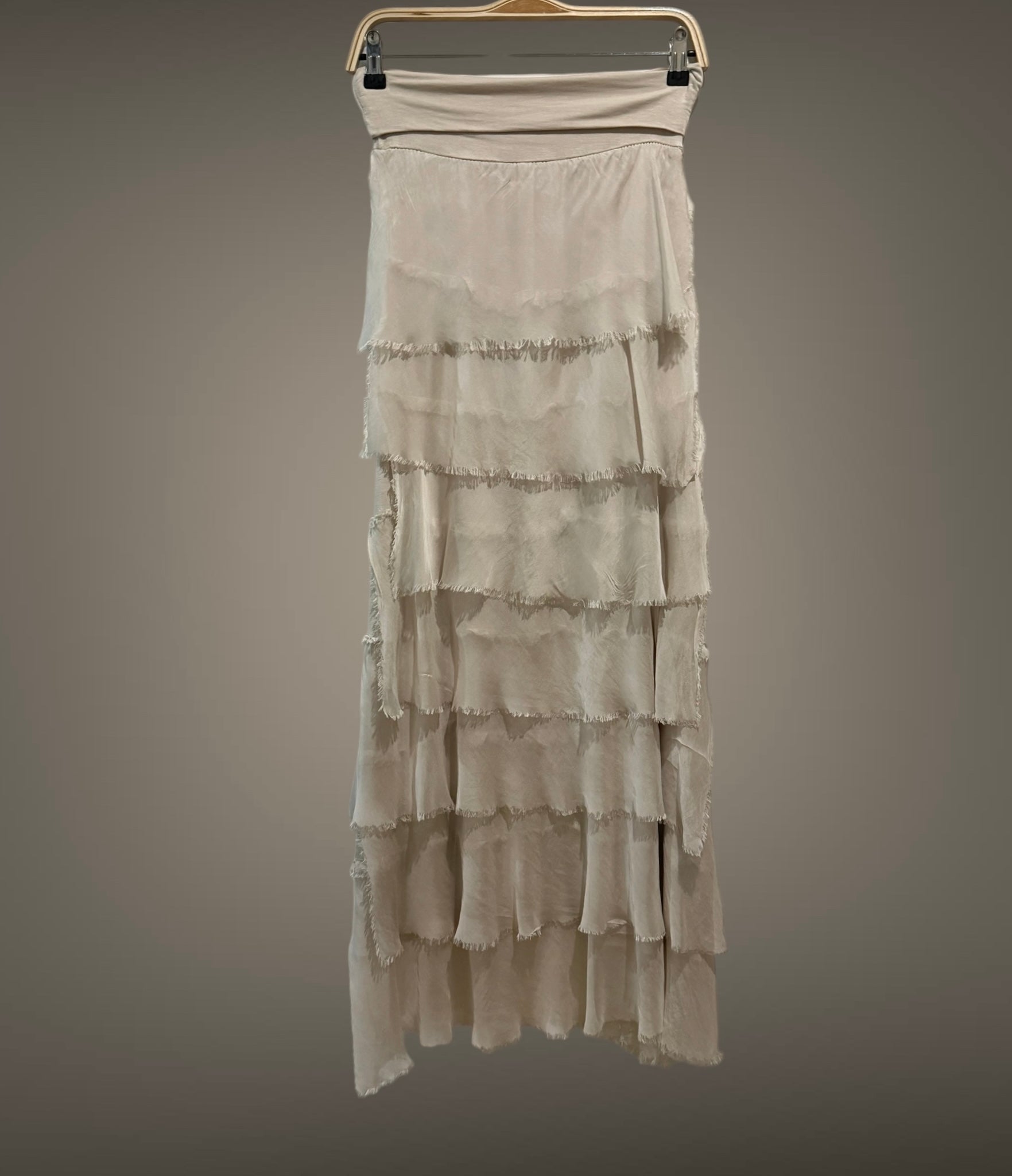 Falda "Sevilla" arena clarito