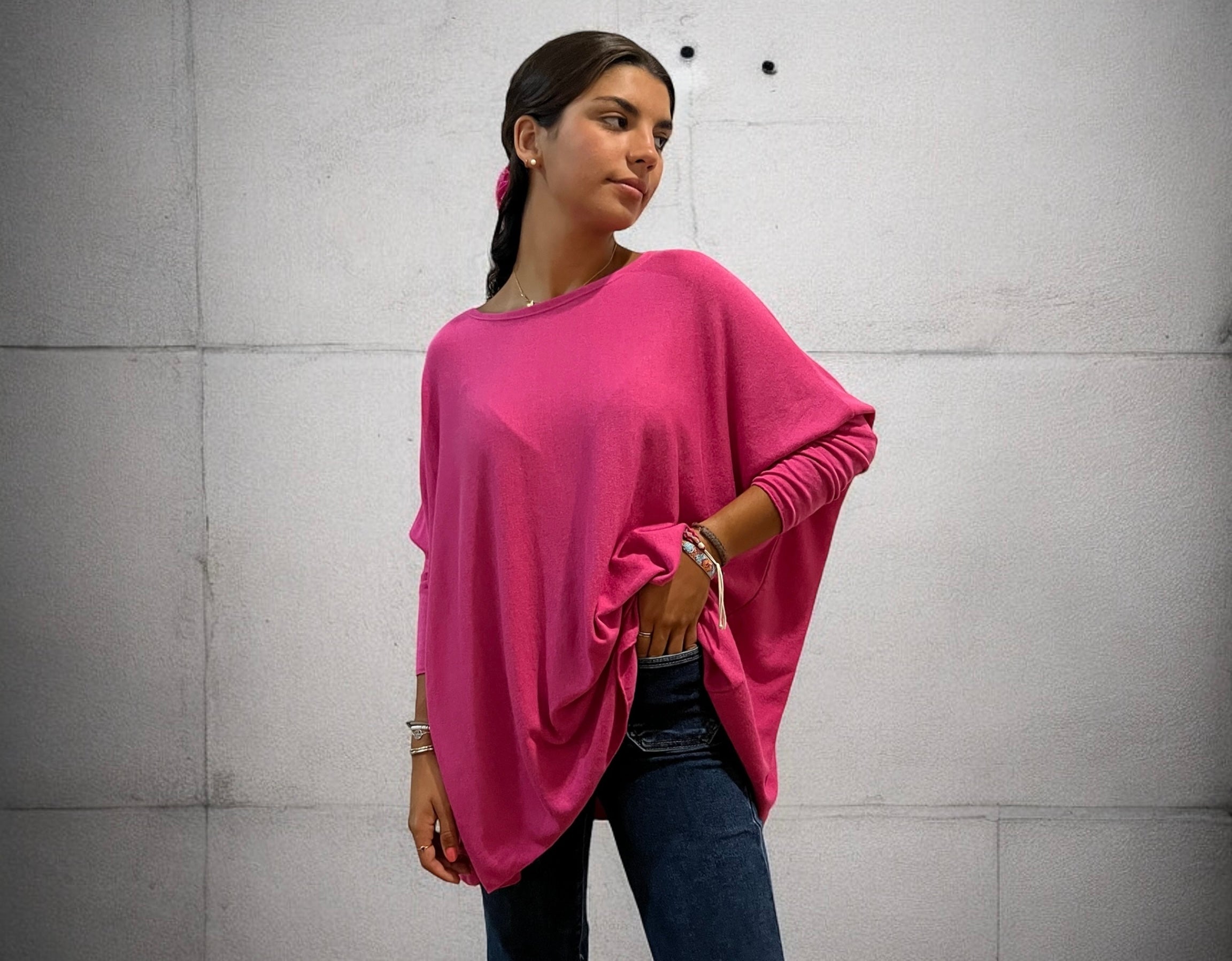 Jersey "Over Must" fucsia