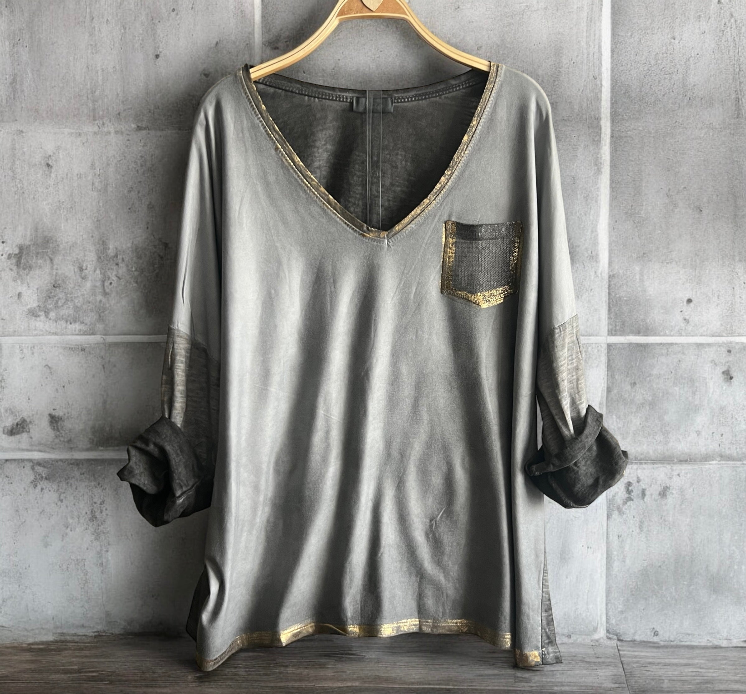 Camiseta "Alessia" gris