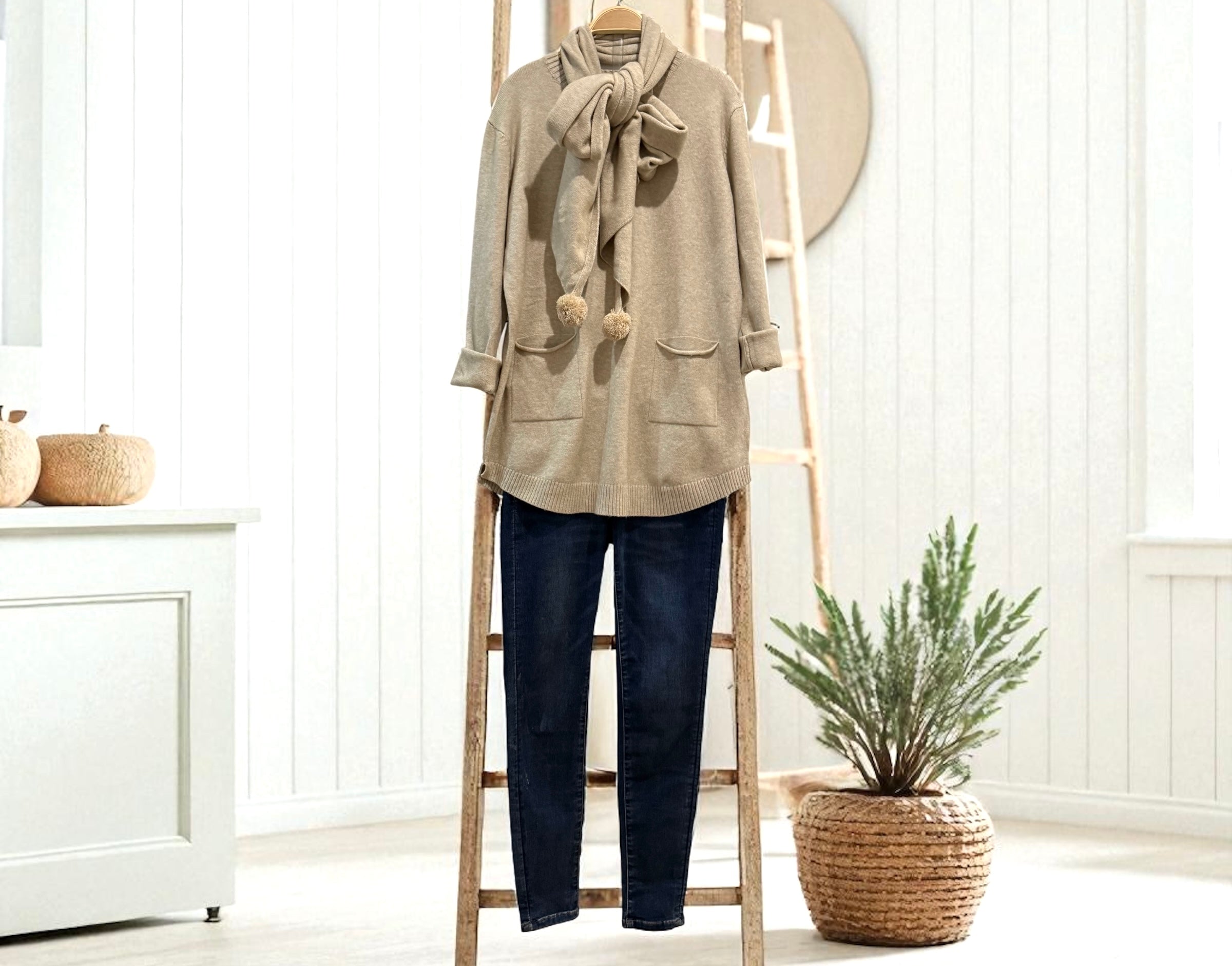 Conjunto Jersey y Bufanda "Firenze"