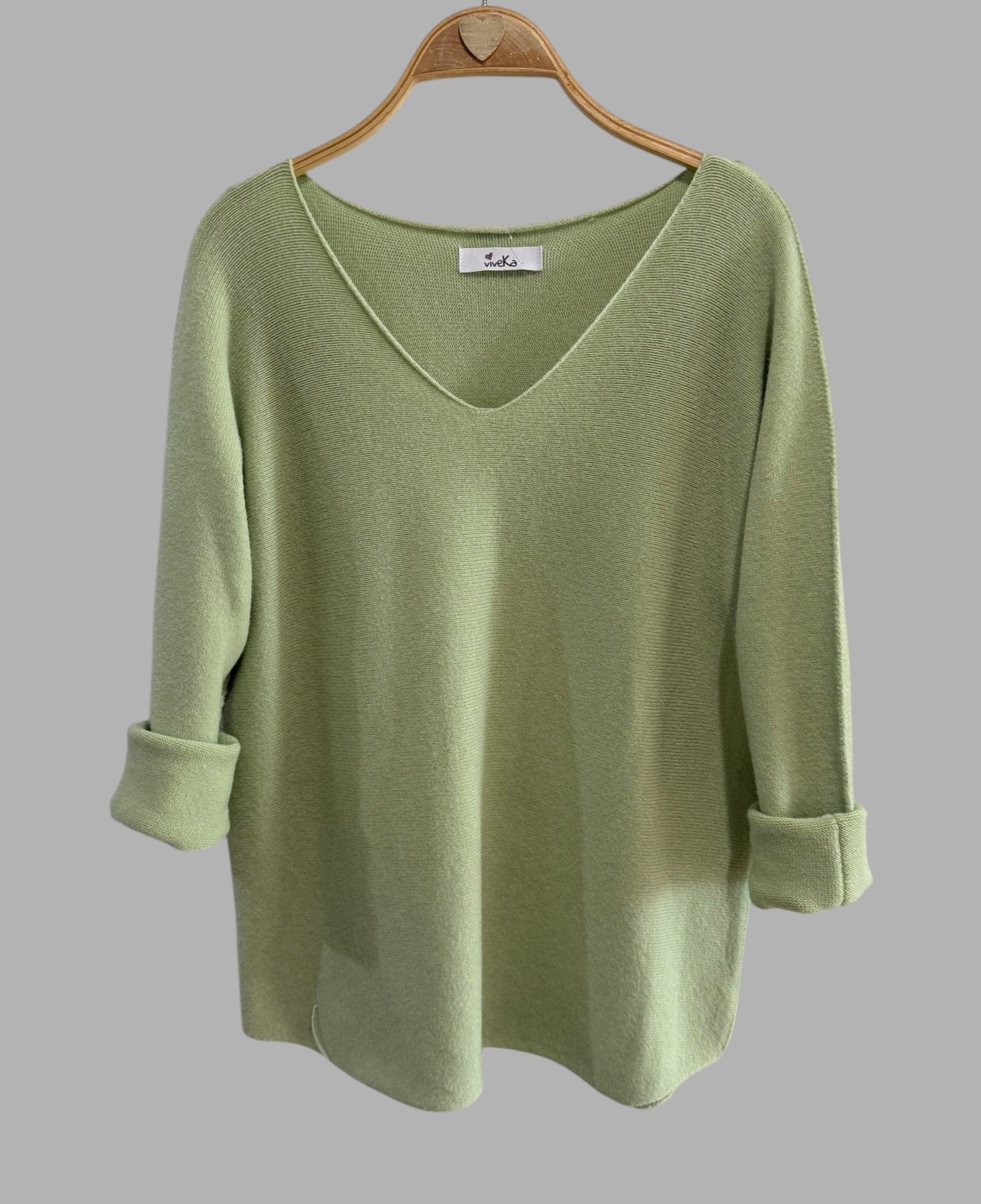 Jersey "Gemma" verde menta