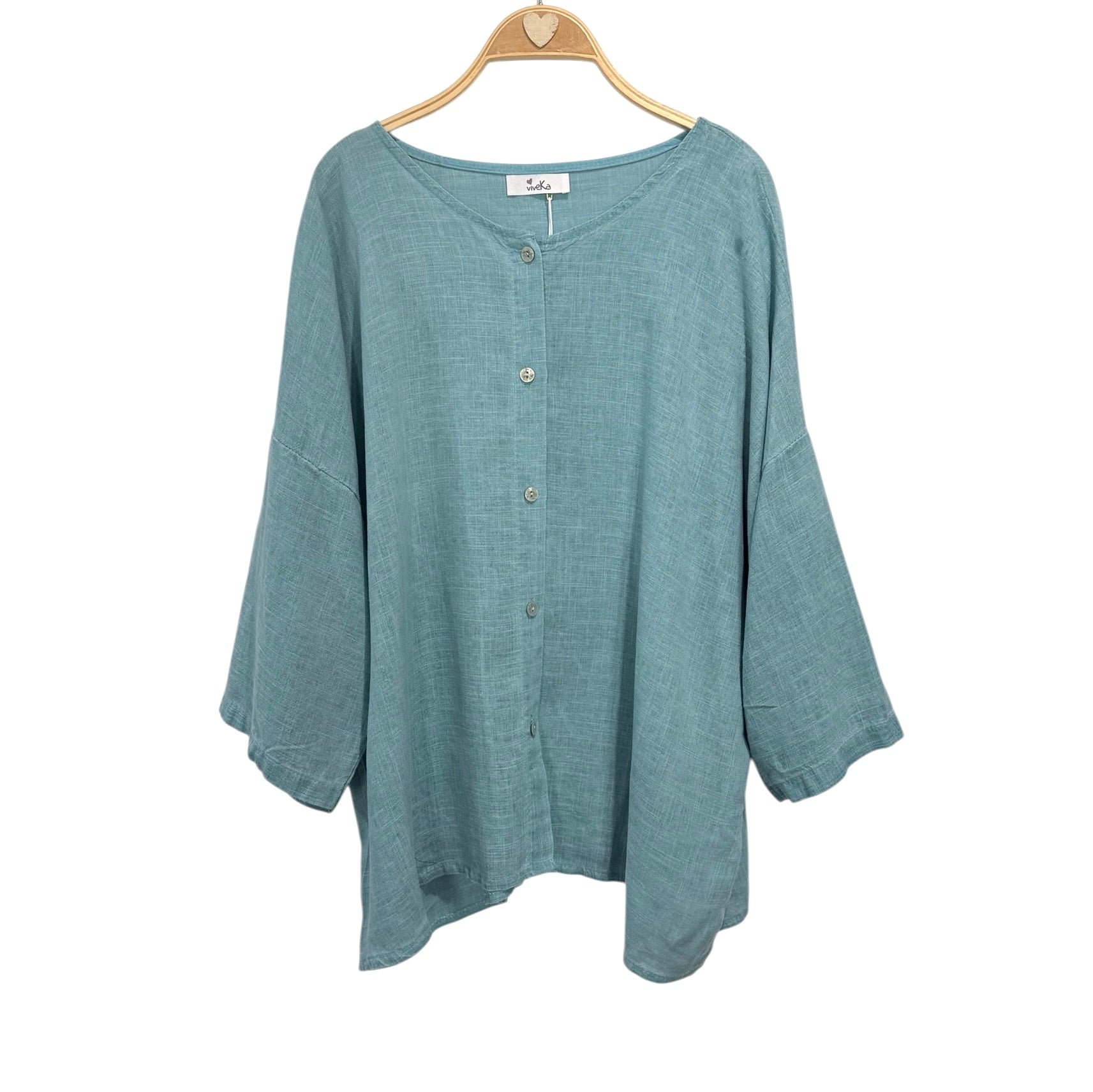 Chaqueta/camisa "Ischia" tiffany