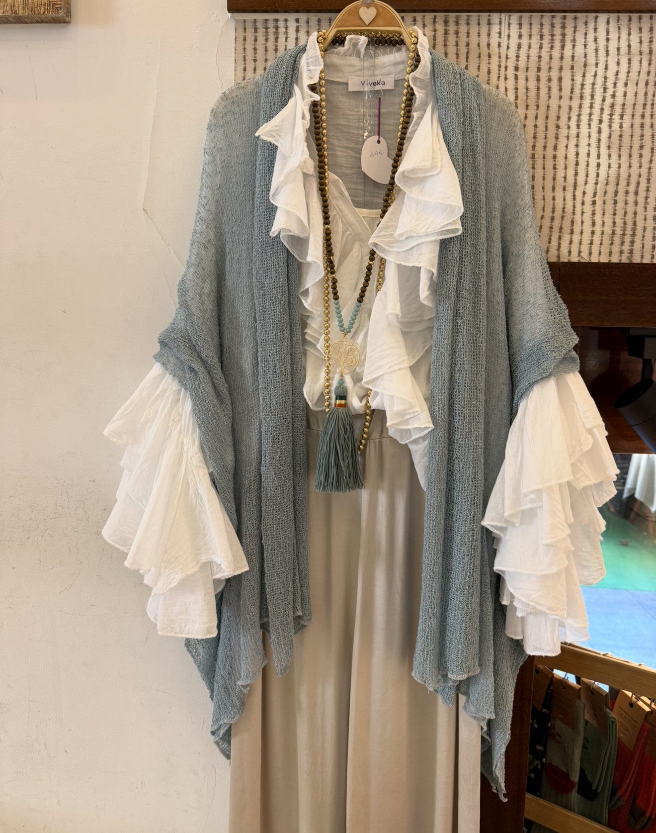 Chaqueta "Magia" azul ágata