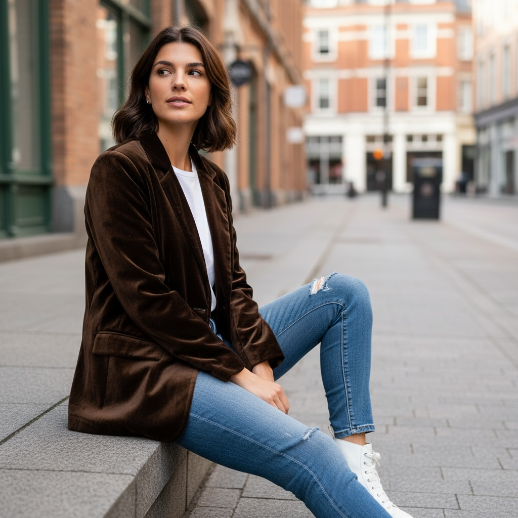 Blazer "Giorgia" chocolate