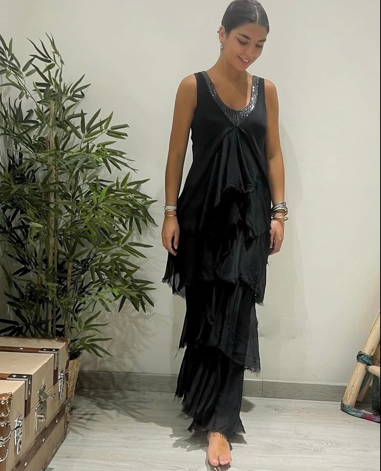 Vestido "Granada" negro