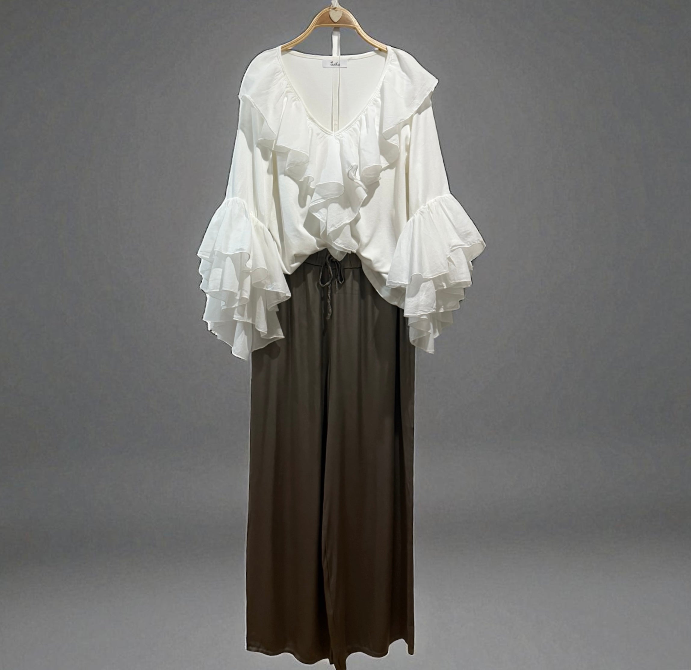 Camiseta "Boho Chic" blanco