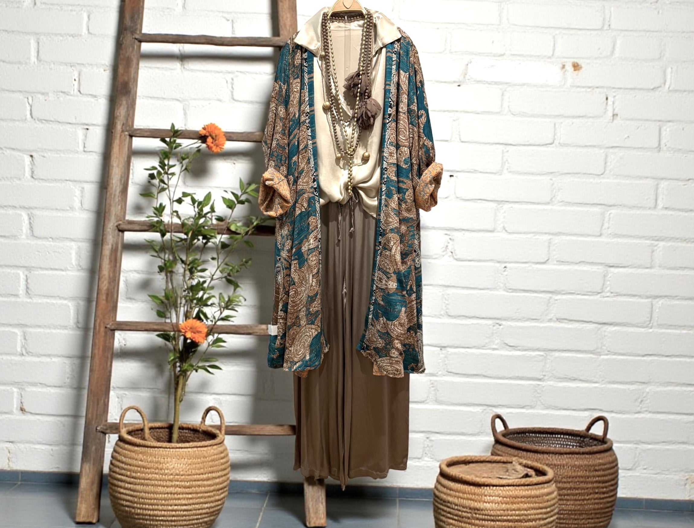 Blusa "Greta" marfil