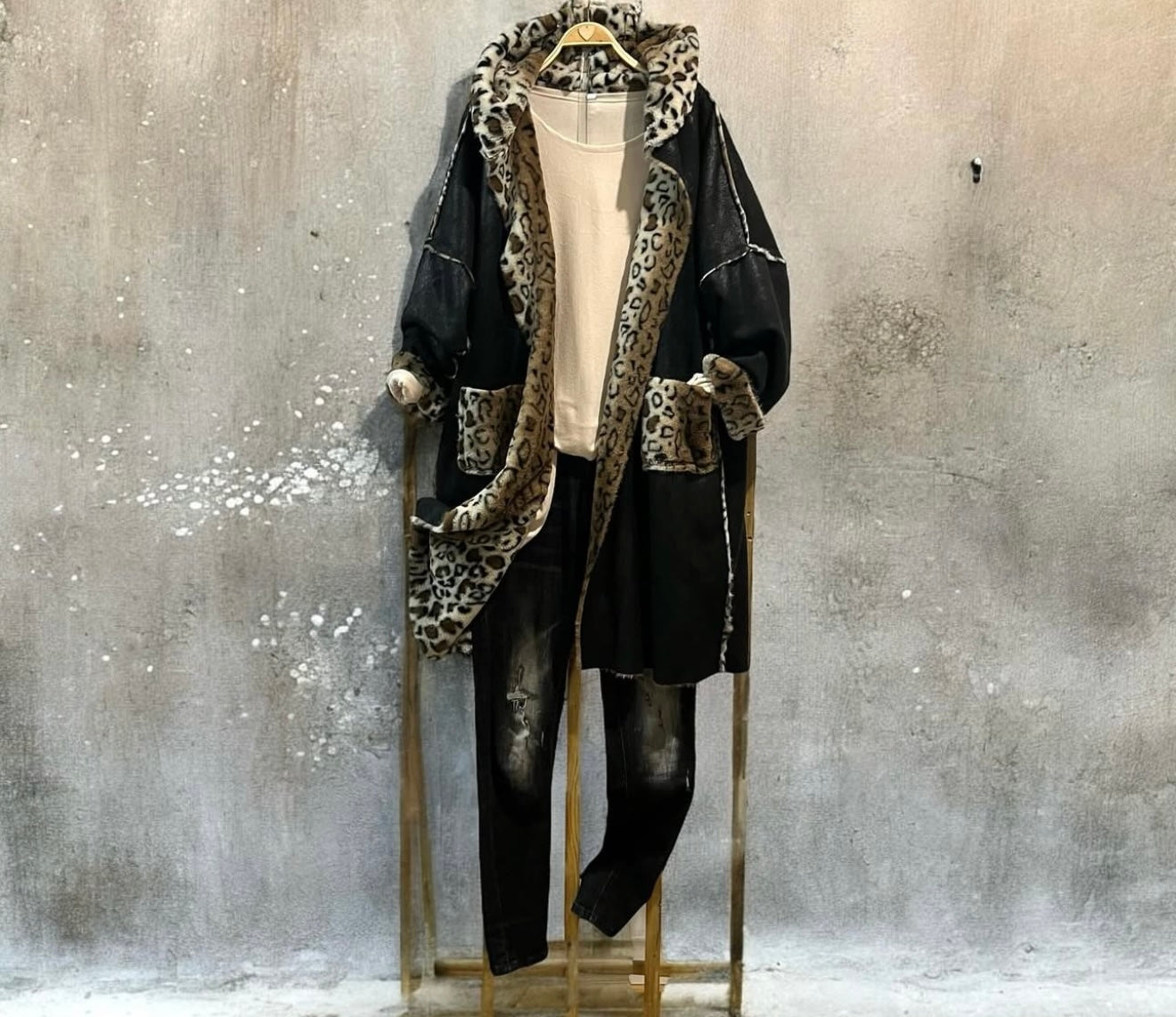 Abrigo "Margosha" negro