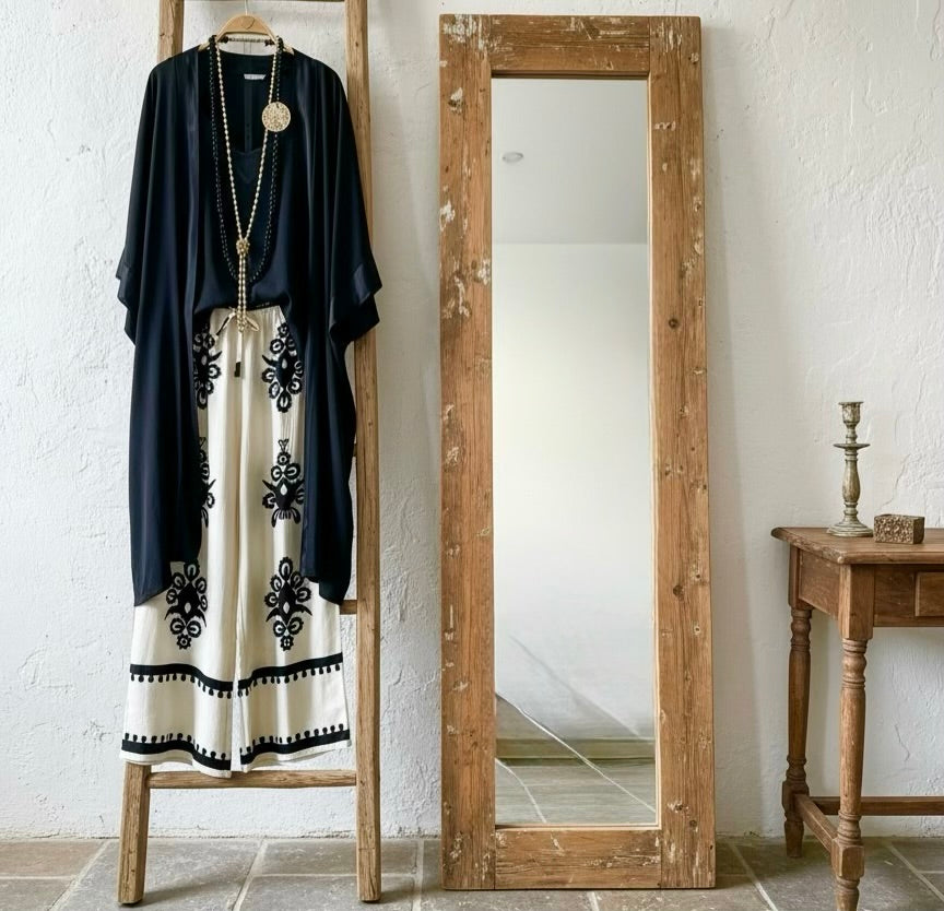 Pantalón "Mazzitella" marfil