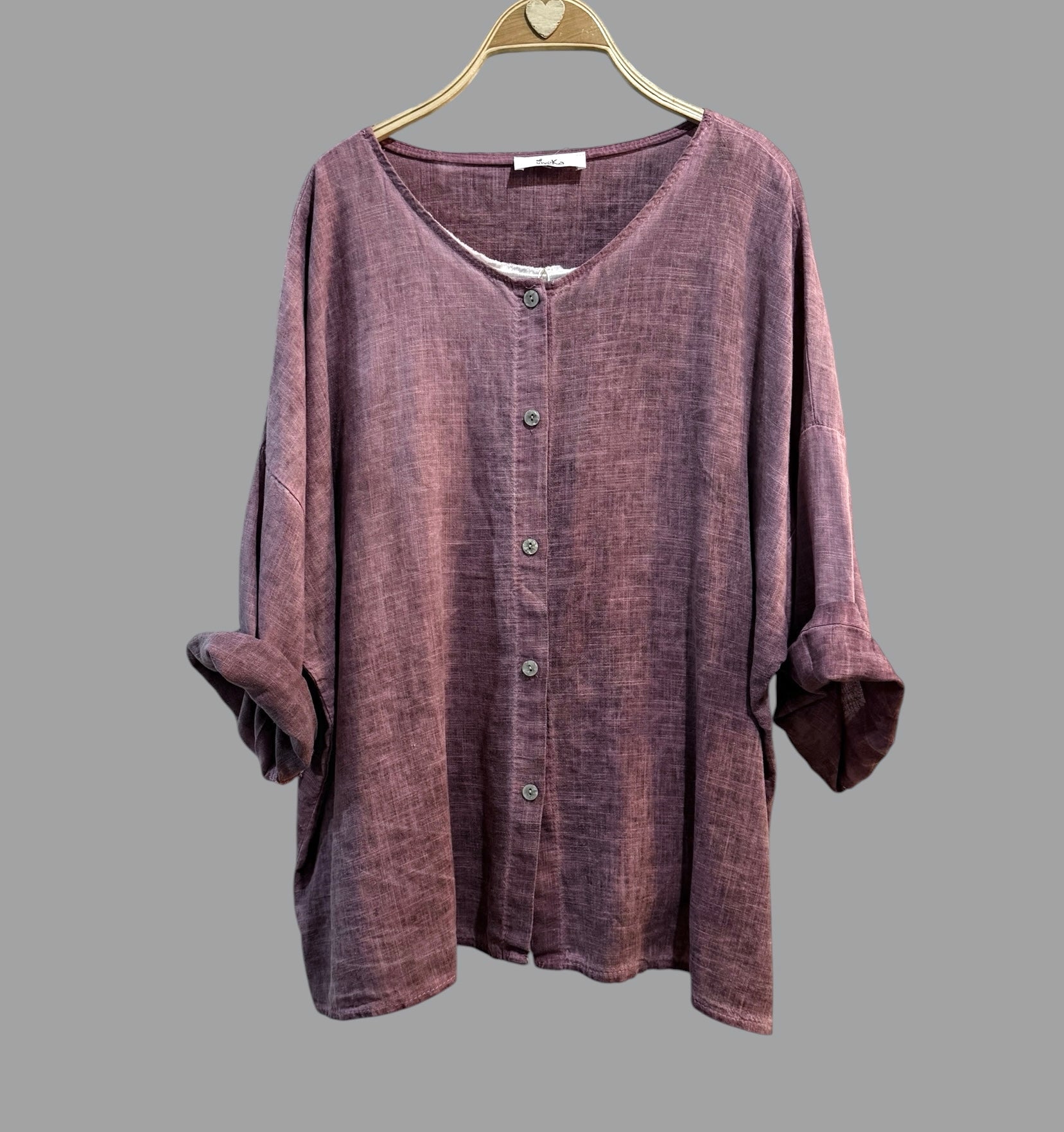 Chaqueta / camisa "Ischia" malva