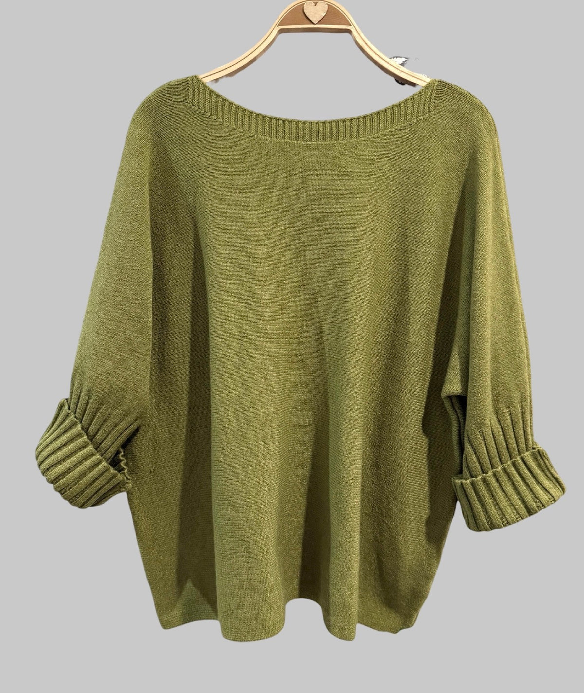 Jersey "Palmira" verde oliva
