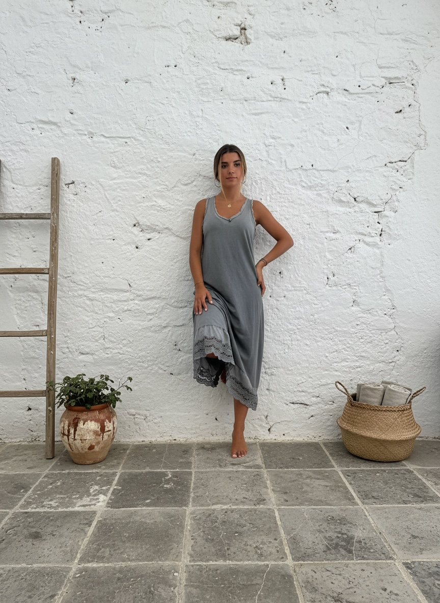 Vestido "Carola" gris