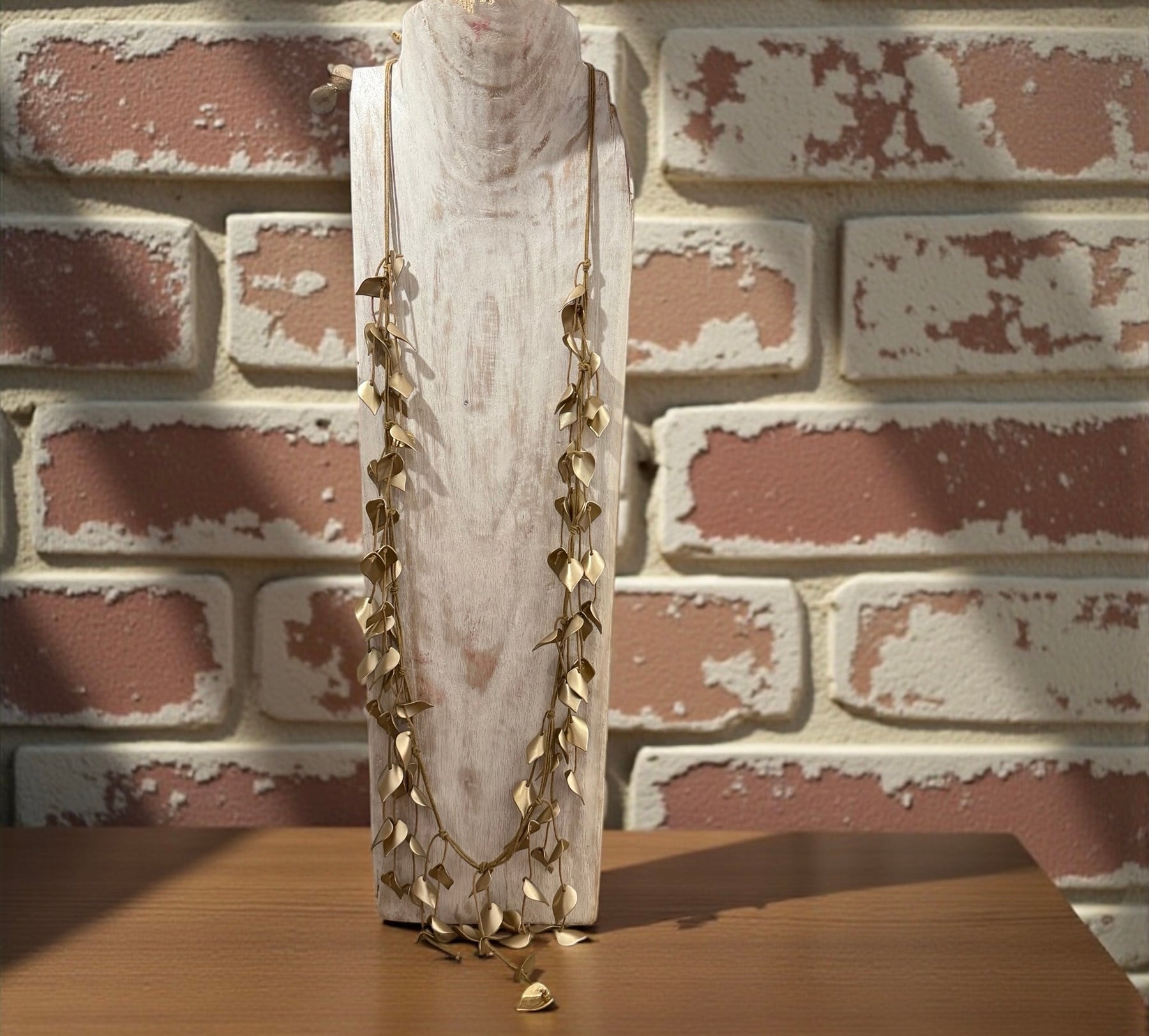 Collar "Hojitas" oro