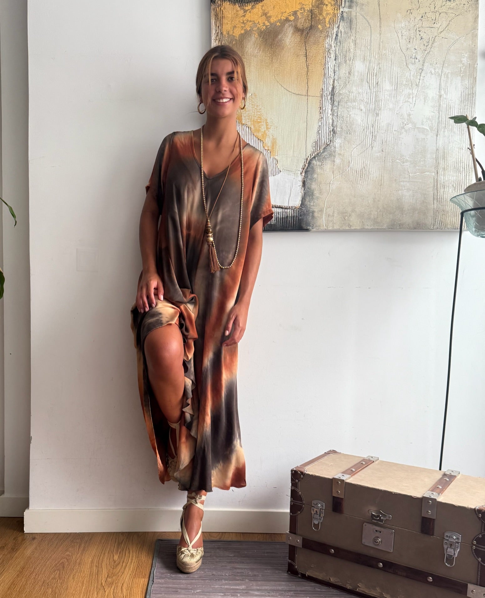 Vestido "Jasmine" tierras