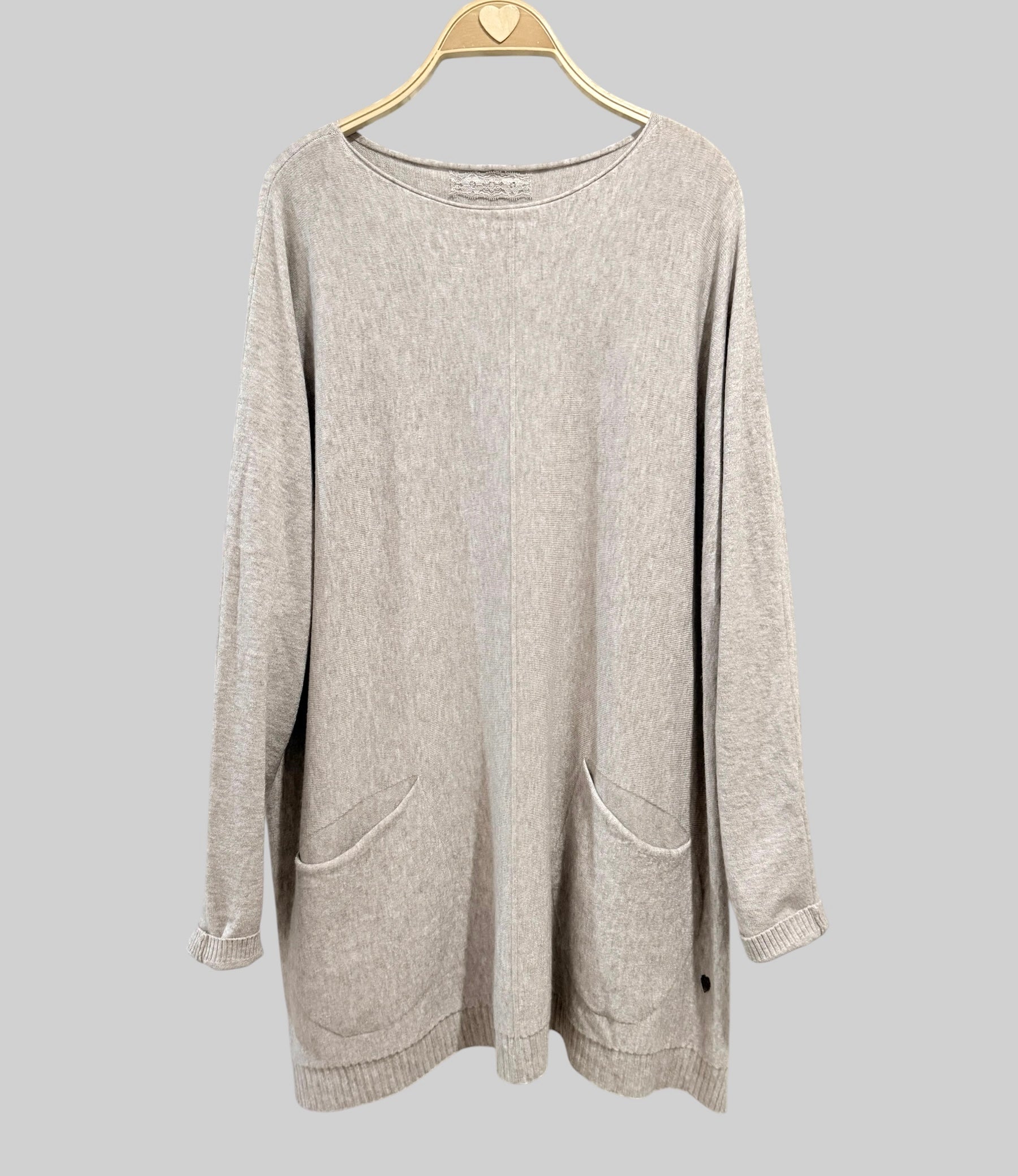 Jersey "Pockets" beige