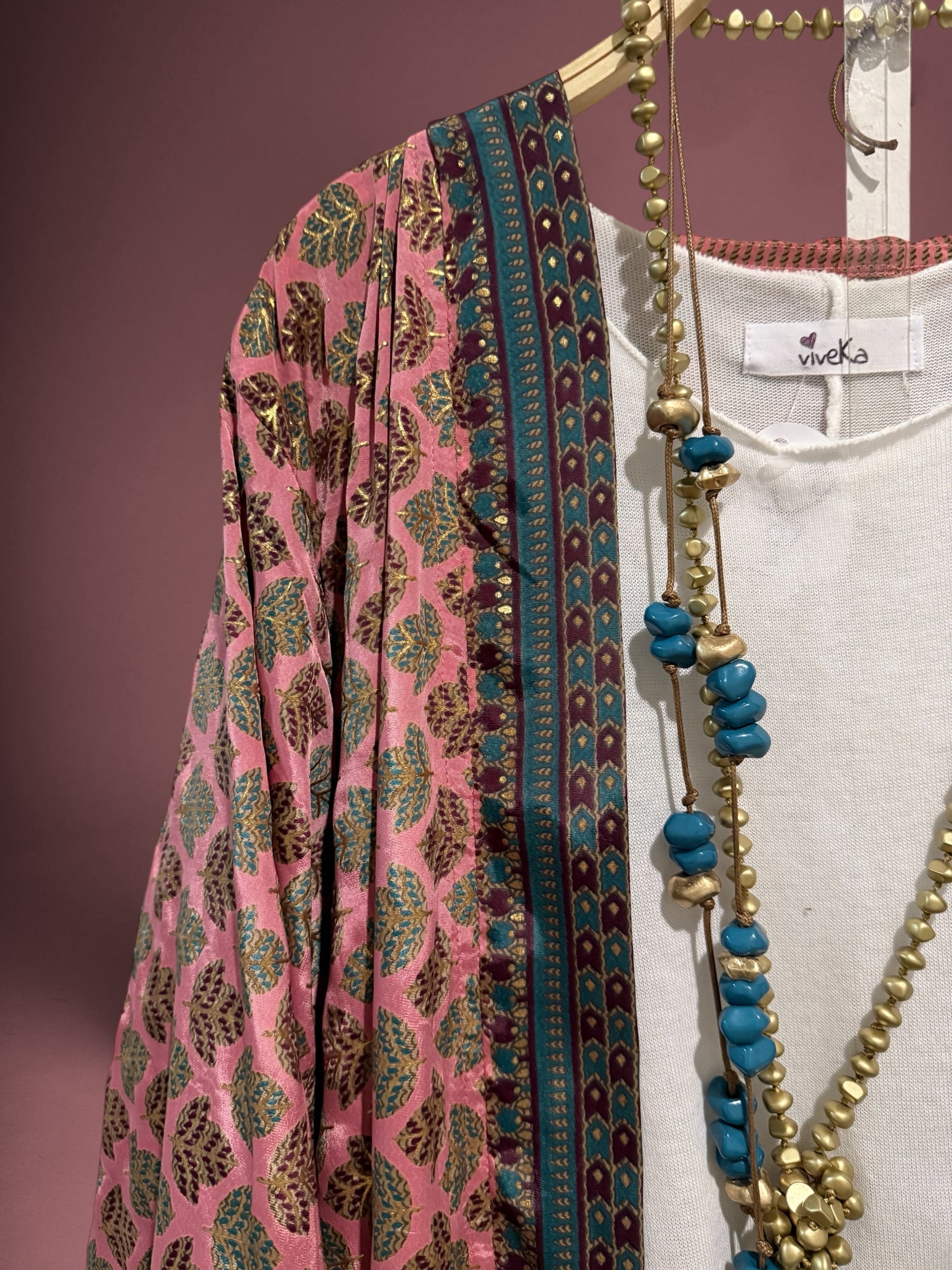 Kimono "Jaipur Rosé"