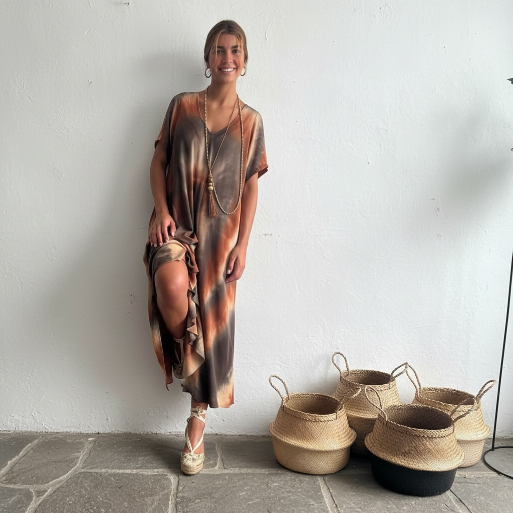 Vestido "Jasmine" tierras