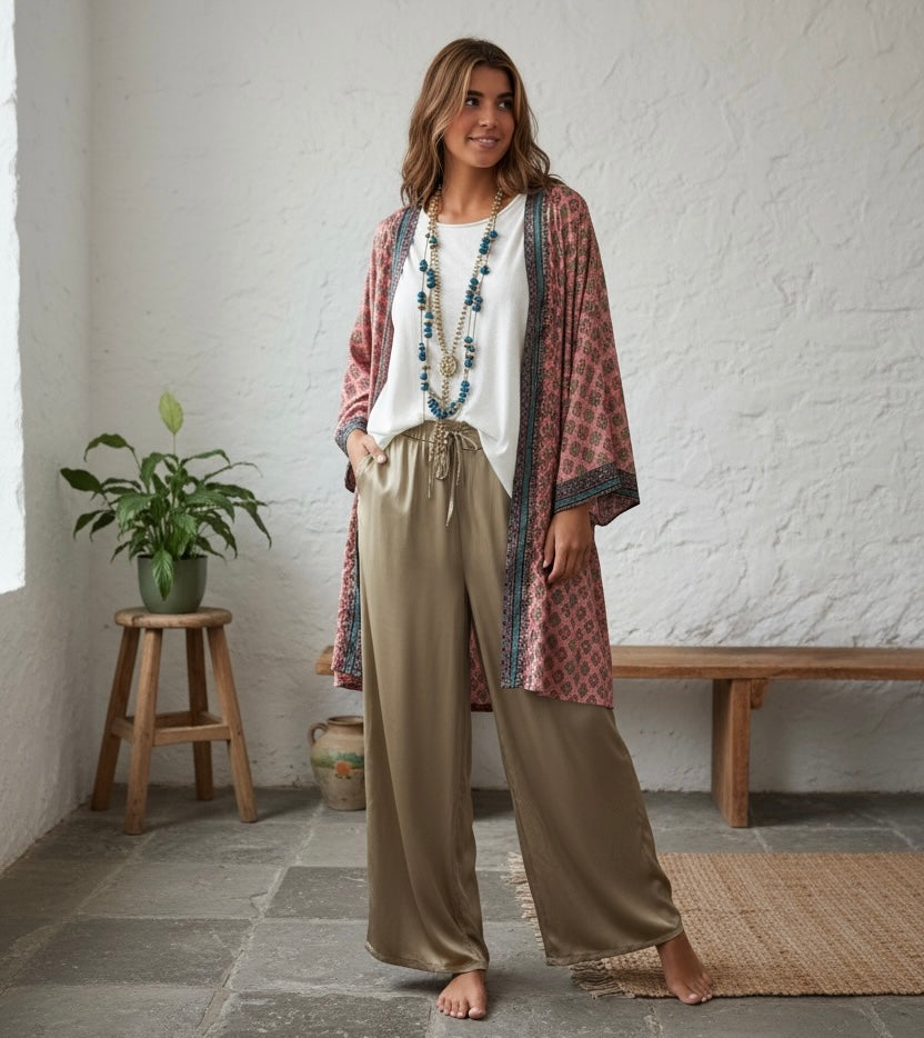 Kimono "Jaipur Rosé"