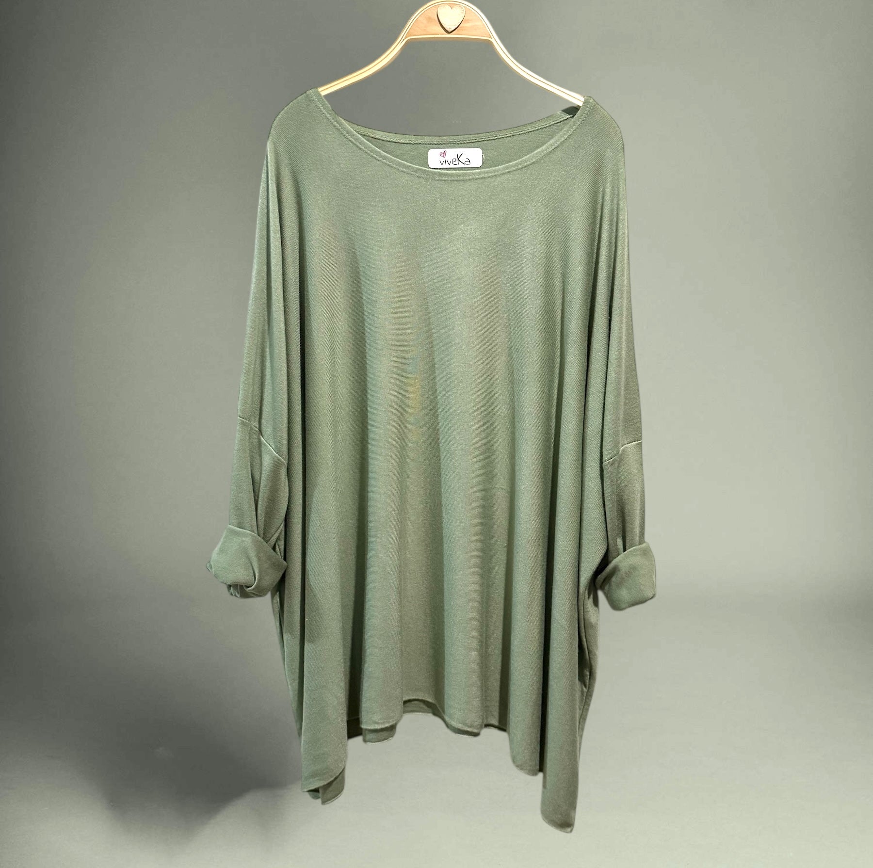 Jersey "Over Must" verde suculenta