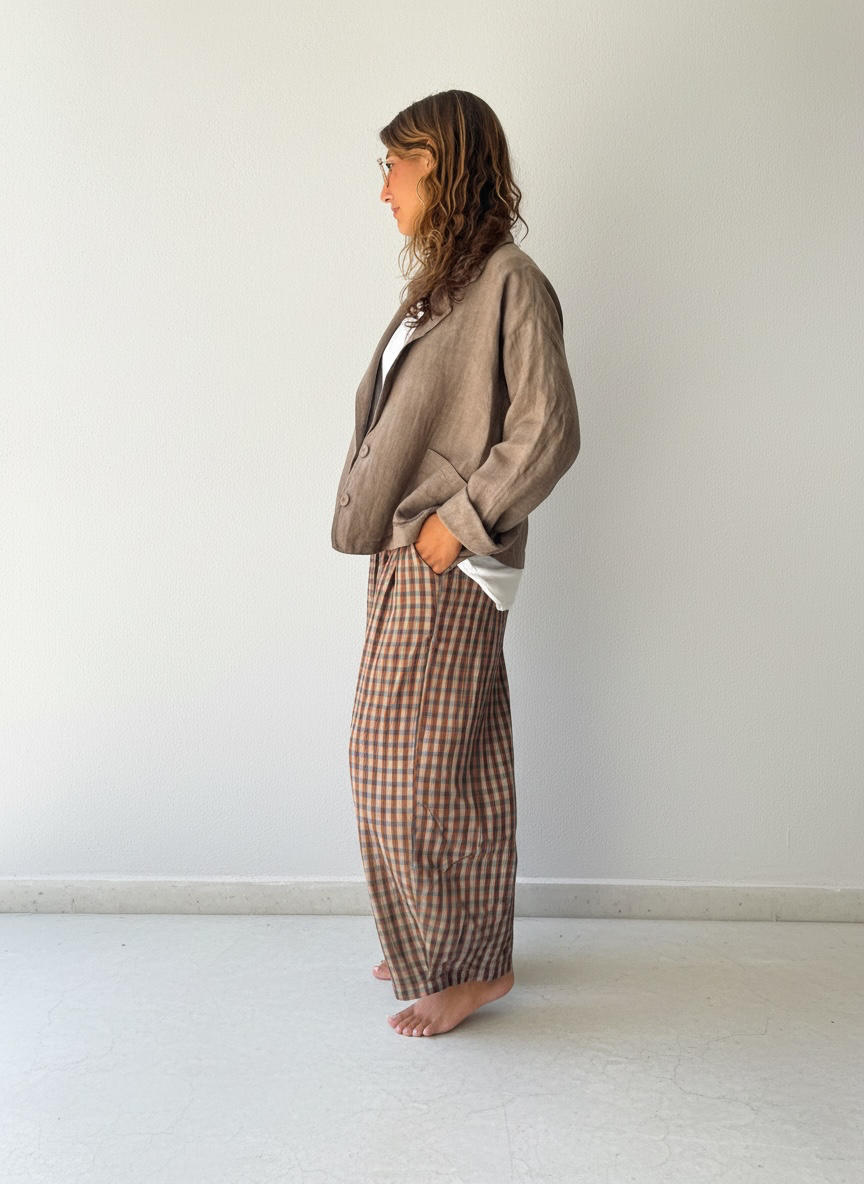 Pantalón "Rufina" topo