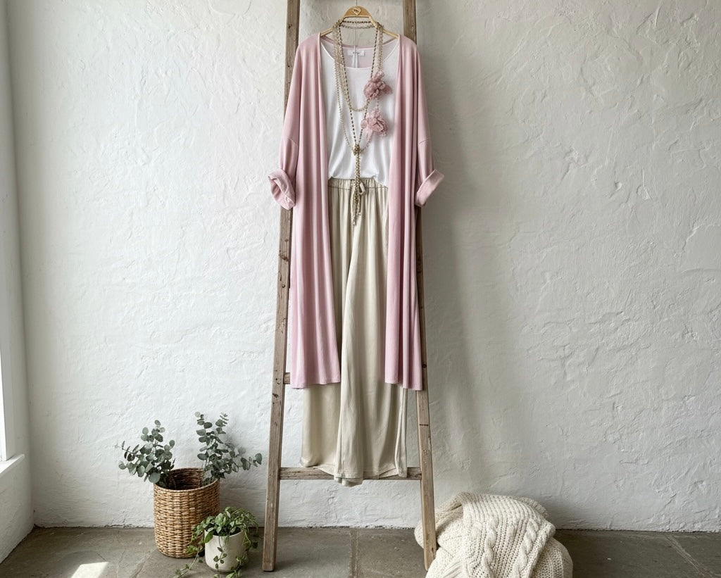 Cárdigan "Basic Nude"