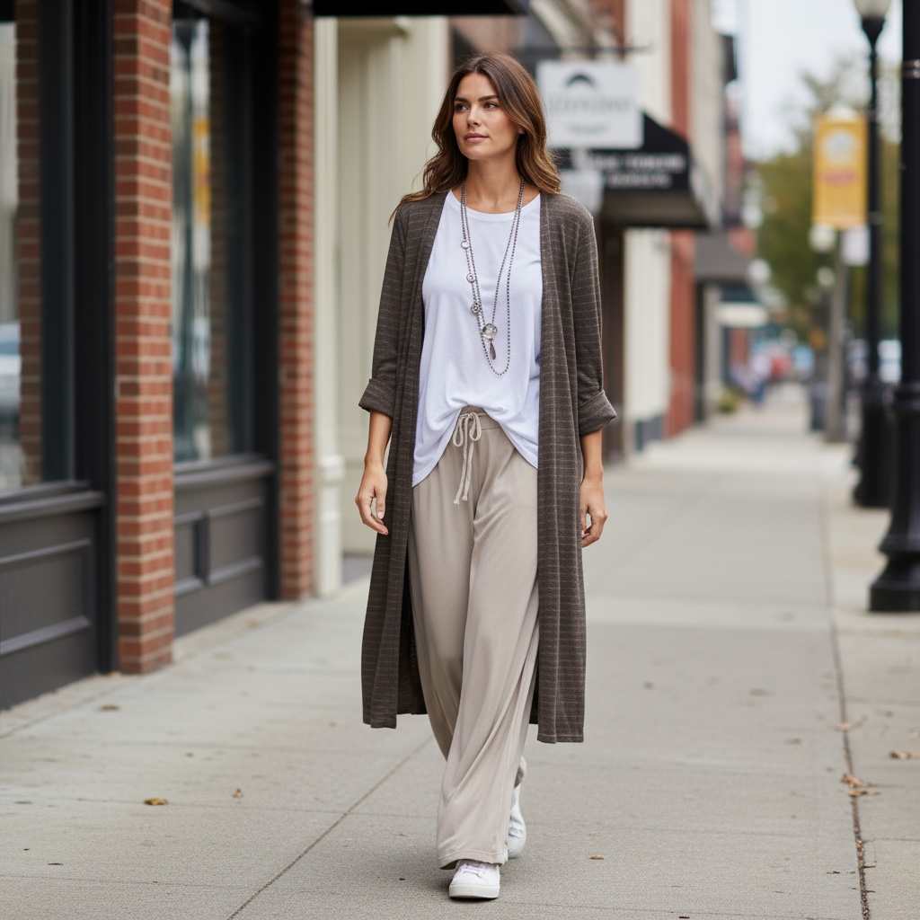 Cárdigan "Gaetana" marrón