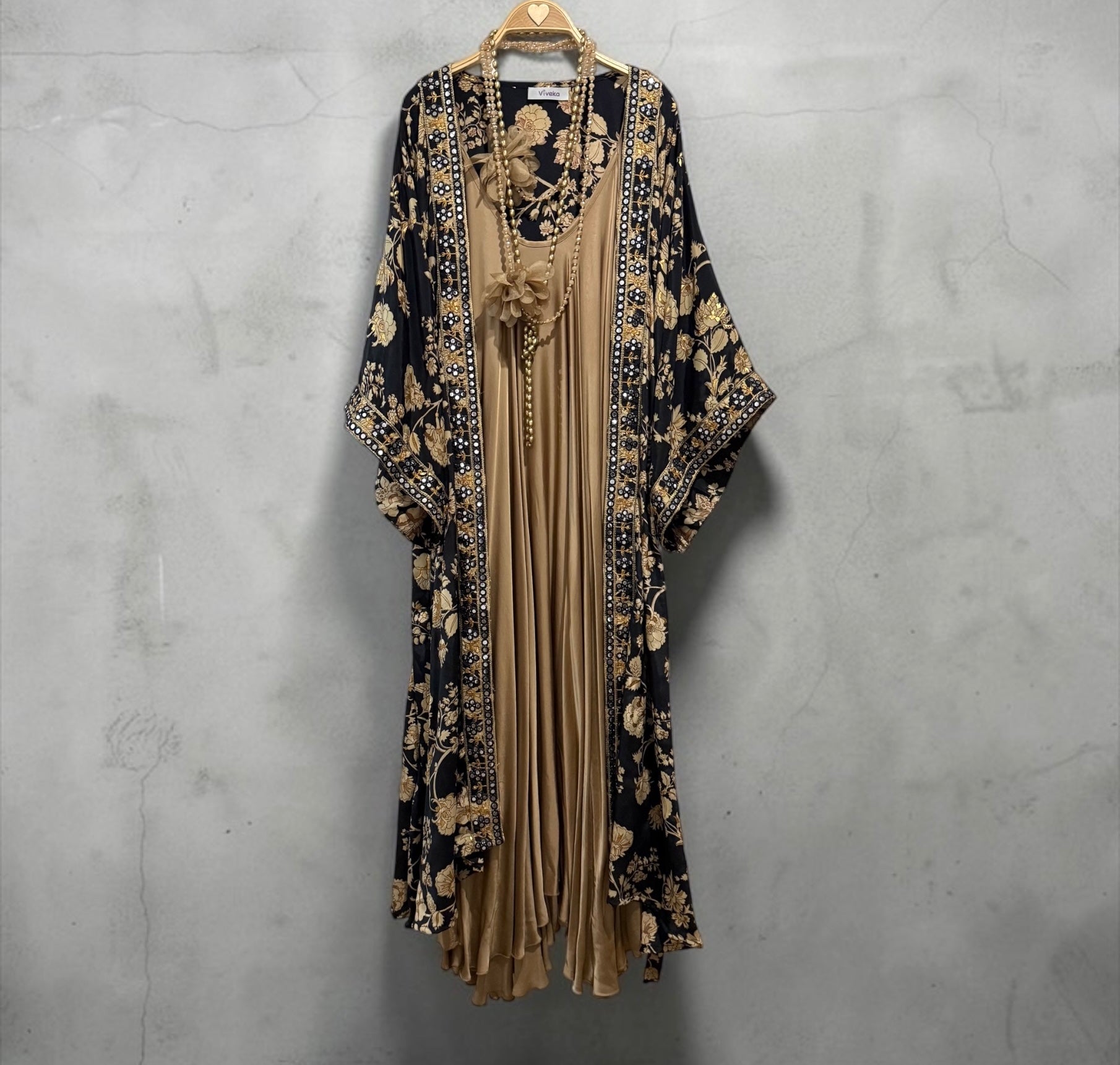 Kimono "India Kaoru" largo
