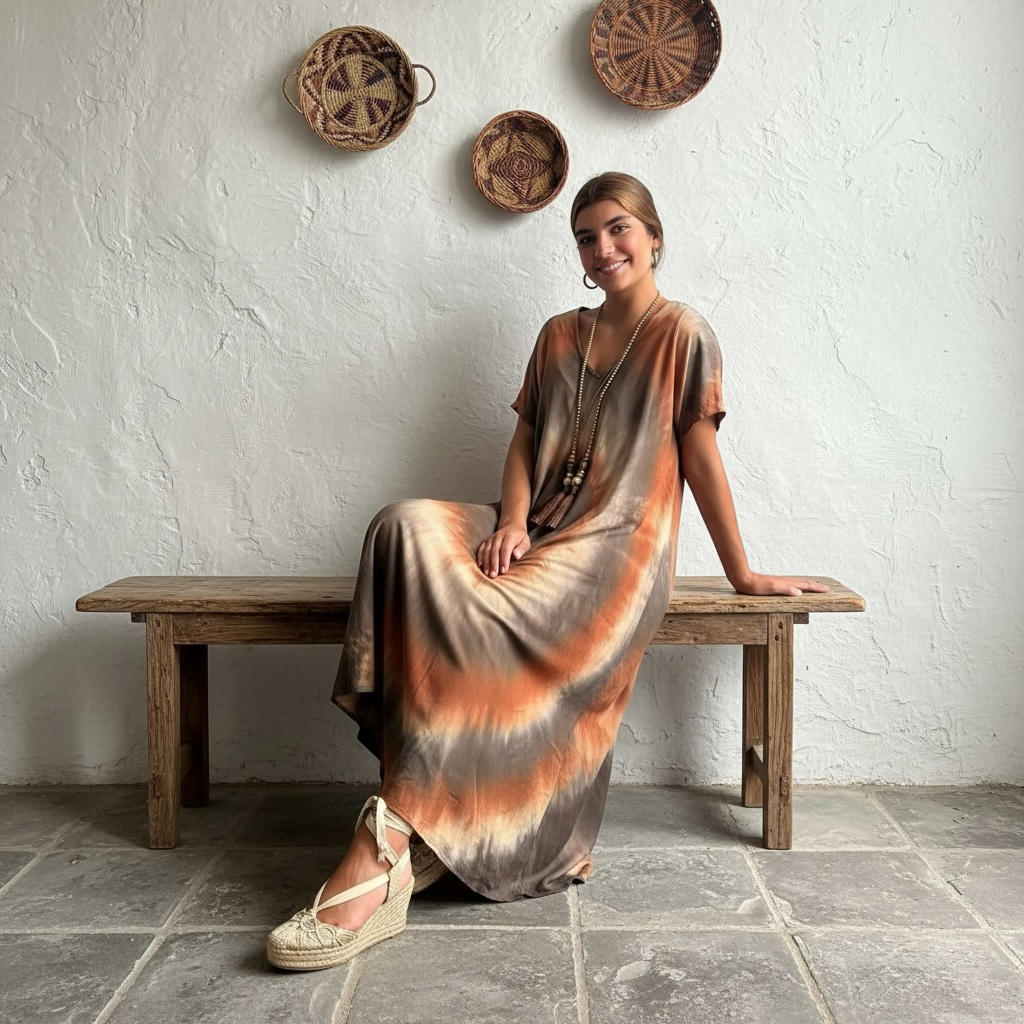 Vestido "Jasmine" tierras