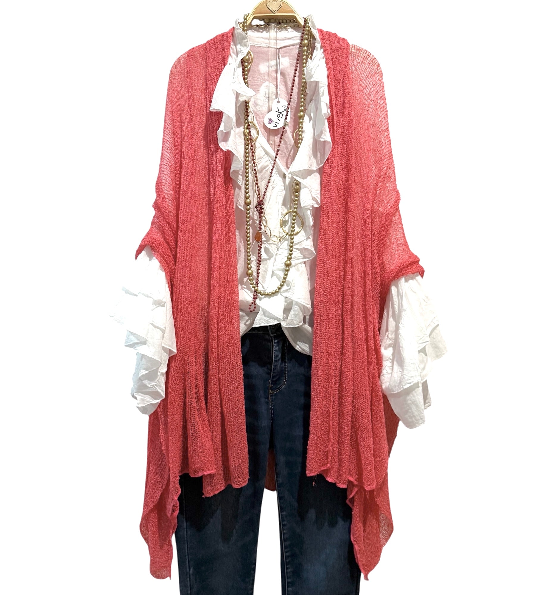 Chaqueta "Magia" coral