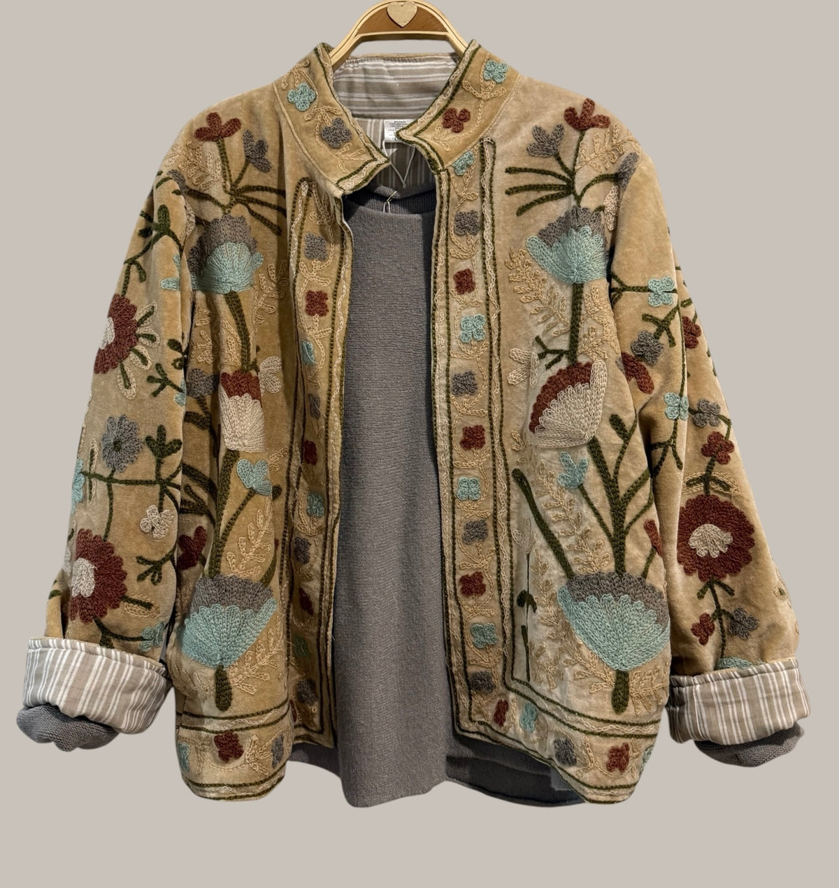 Chaqueta "India" caramelo
