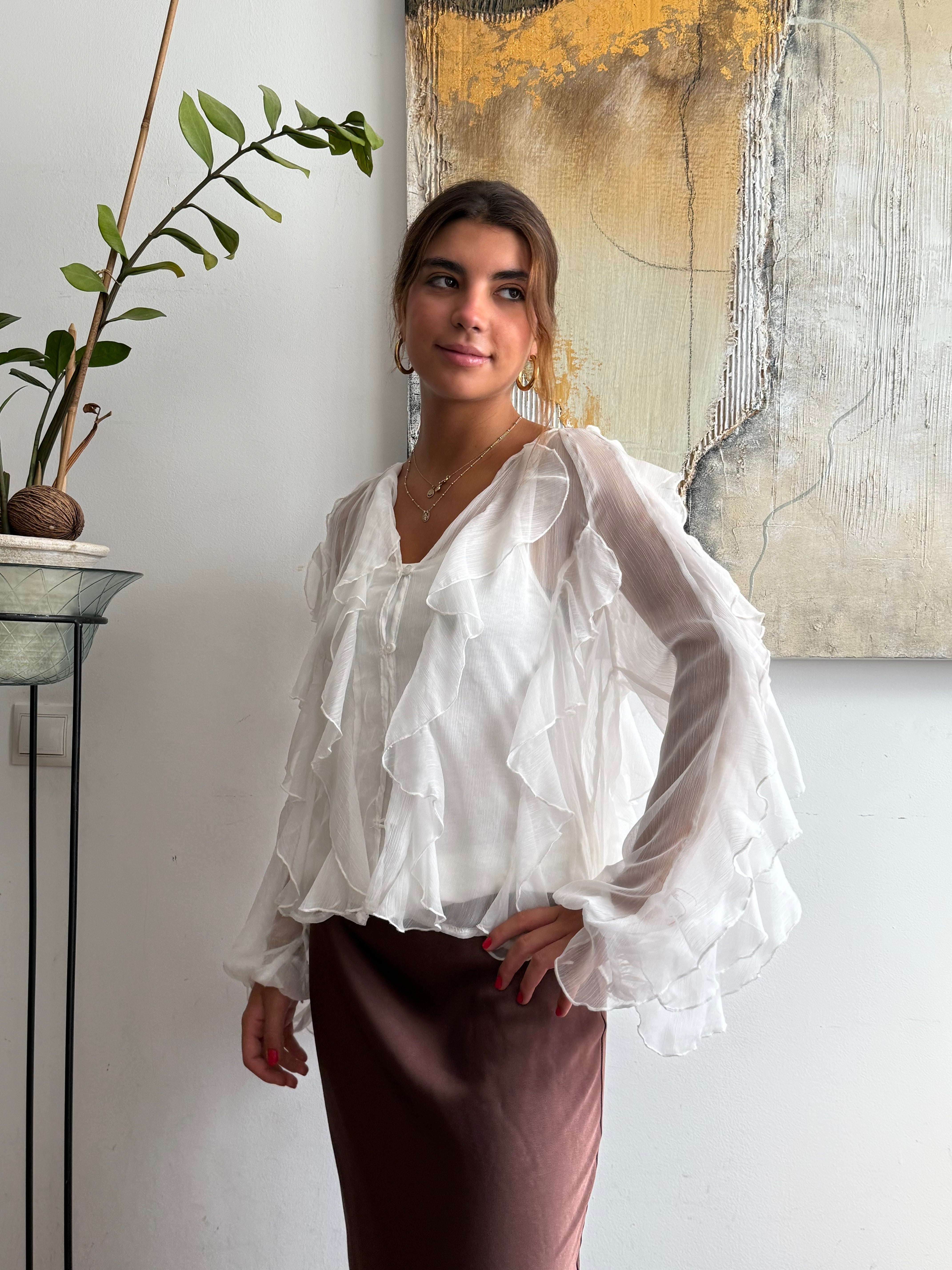 Blusa "Romántica" gasa