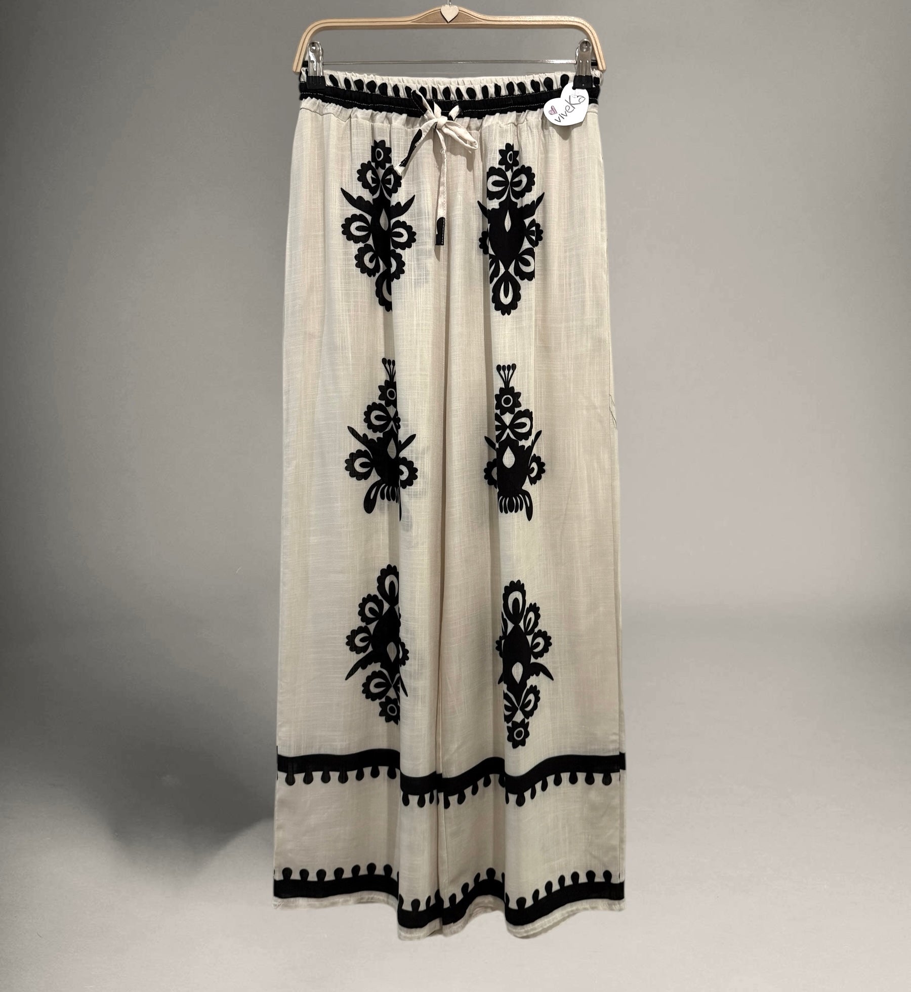 Pantalón "Mazzitella" marfil