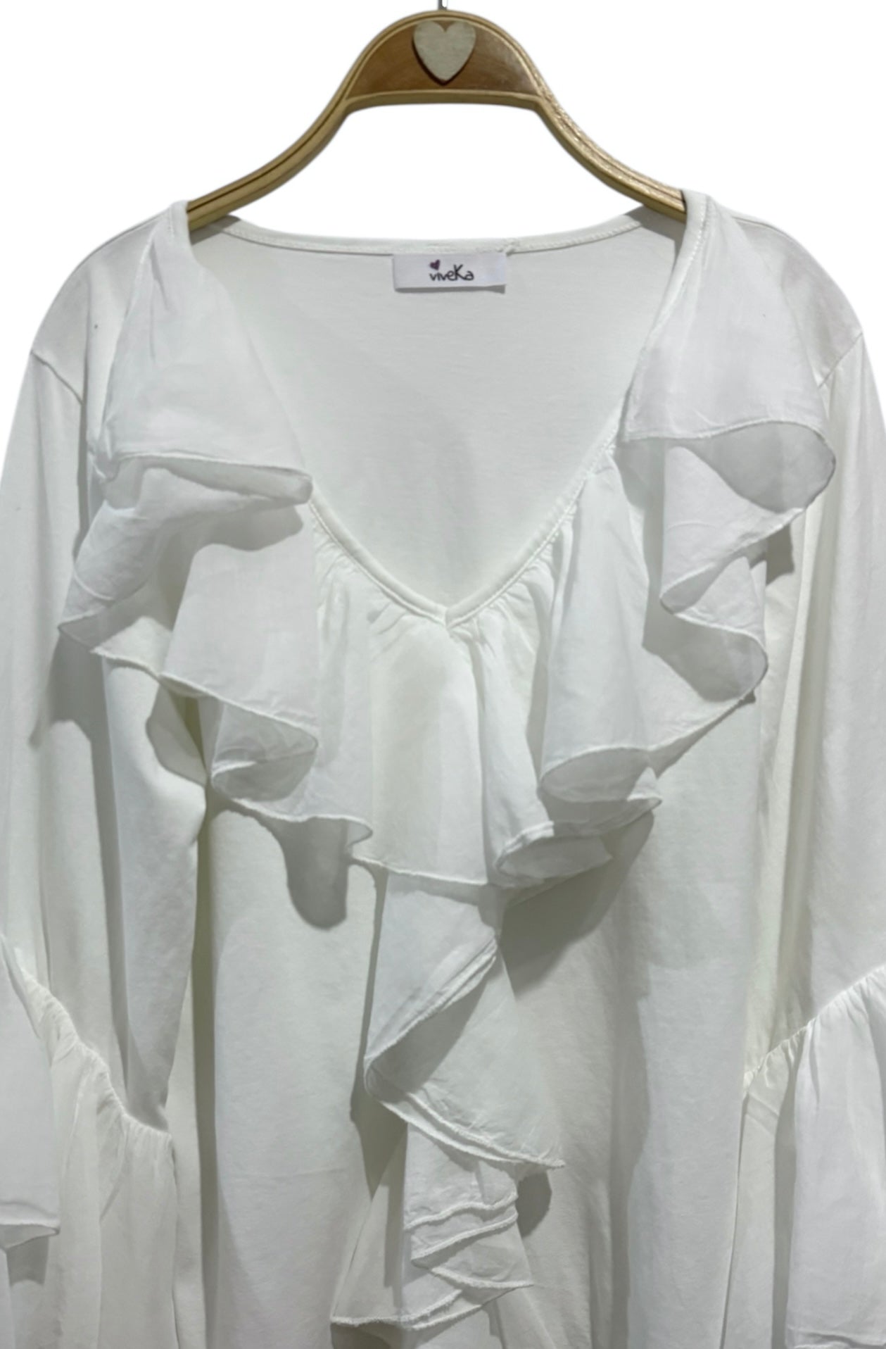Camiseta "Boho Chic" blanco