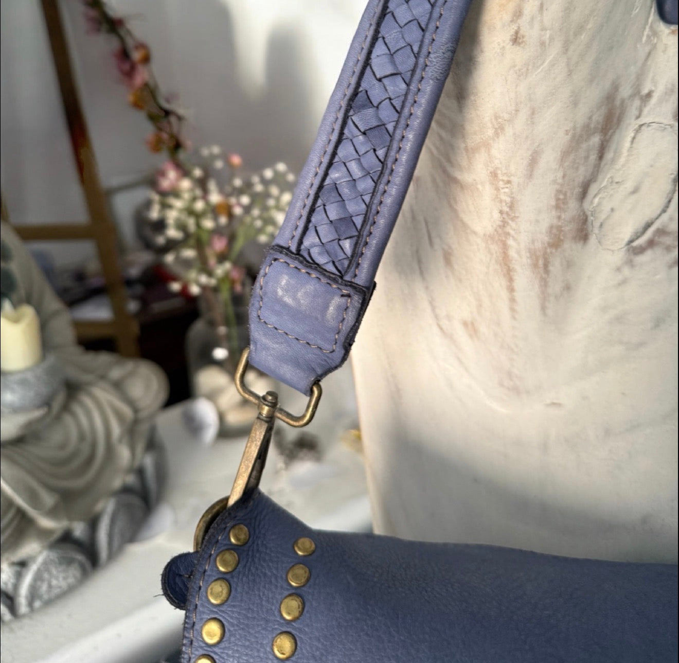 Bolso "Babilonia" azul vaquero