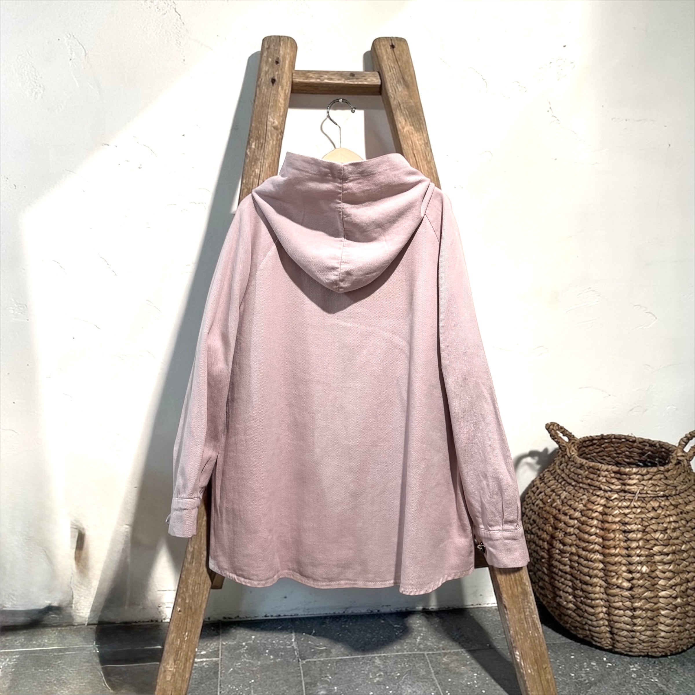 Sobrecamisa/Chaqueta "Zoey" rosa empolvado