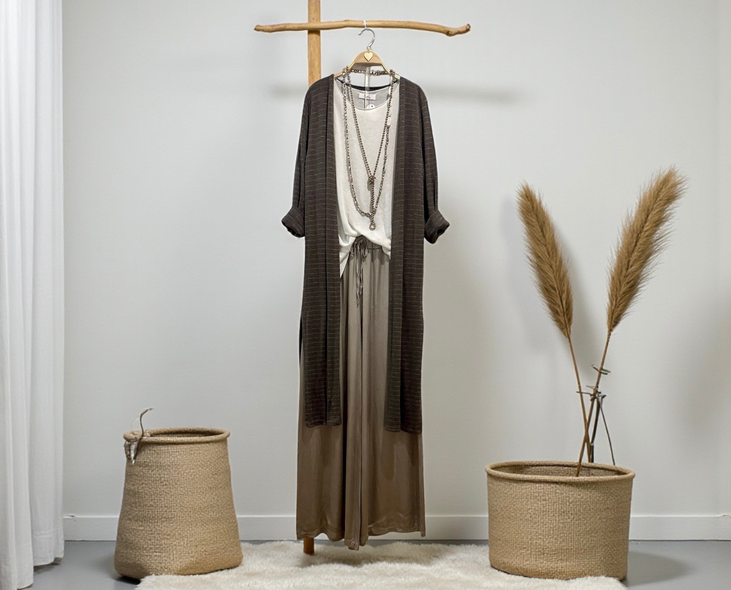 Cárdigan "Gaetana" marrón