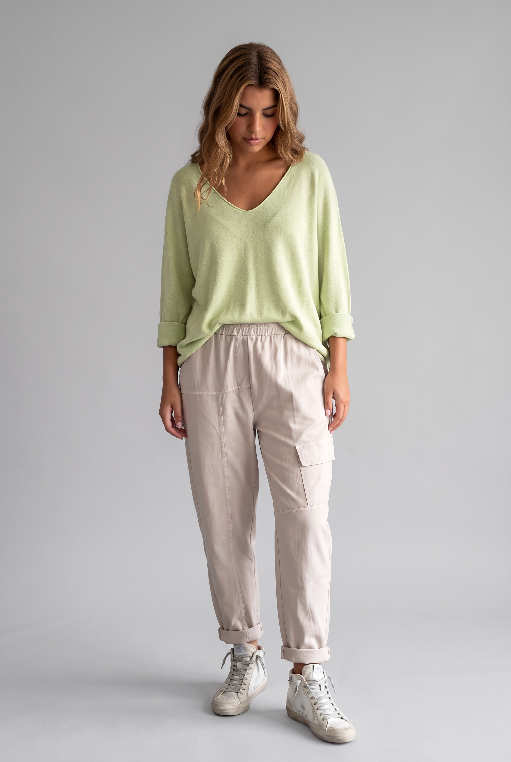 Jersey "Gemma" verde menta