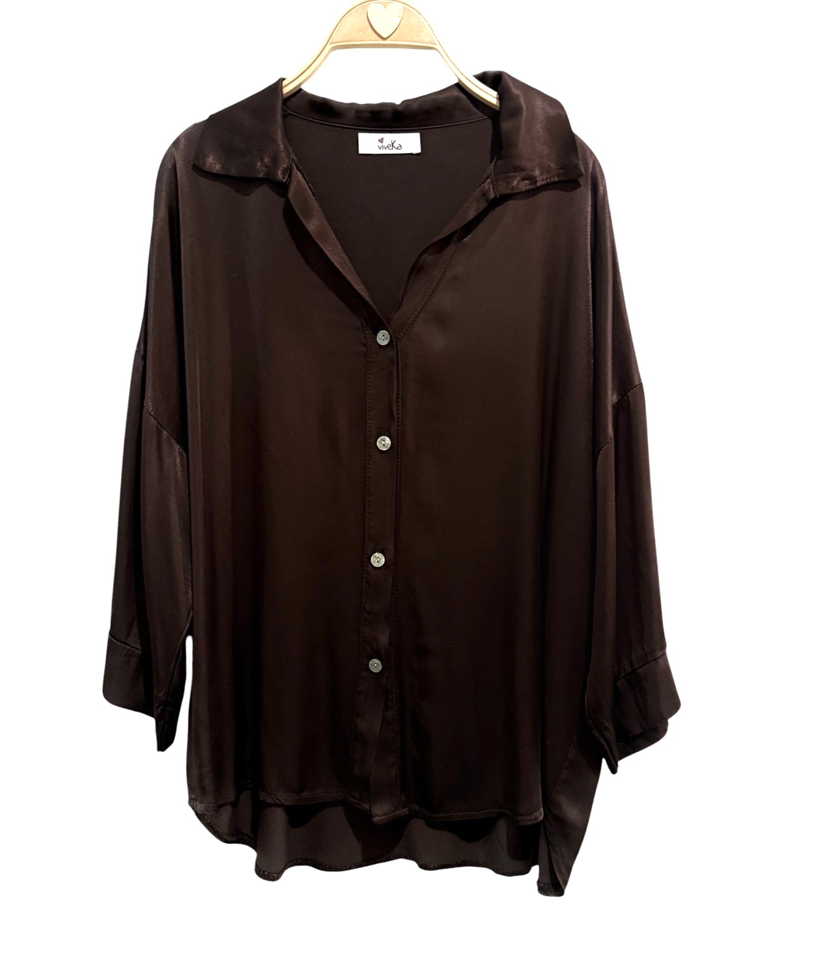 Blusa "Greta" chocolate