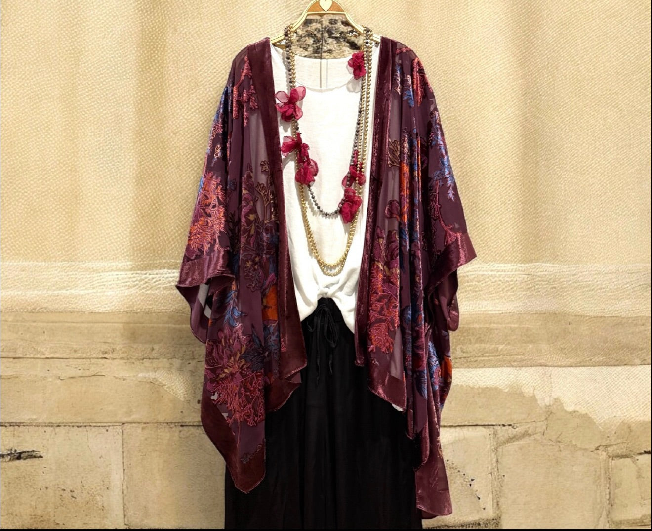 Kimono "Adagio" rubí