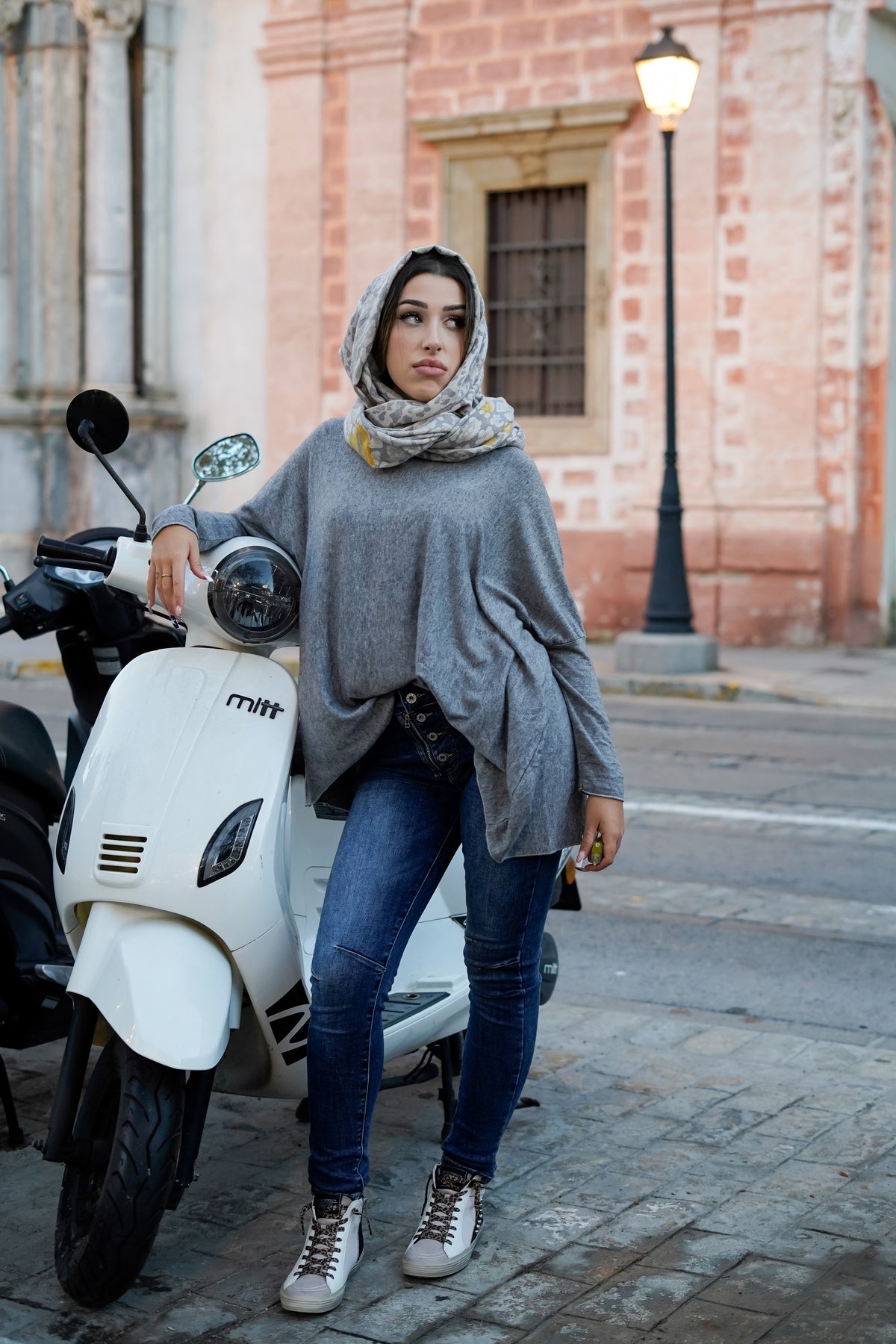 Jersey "Over Plus" gris