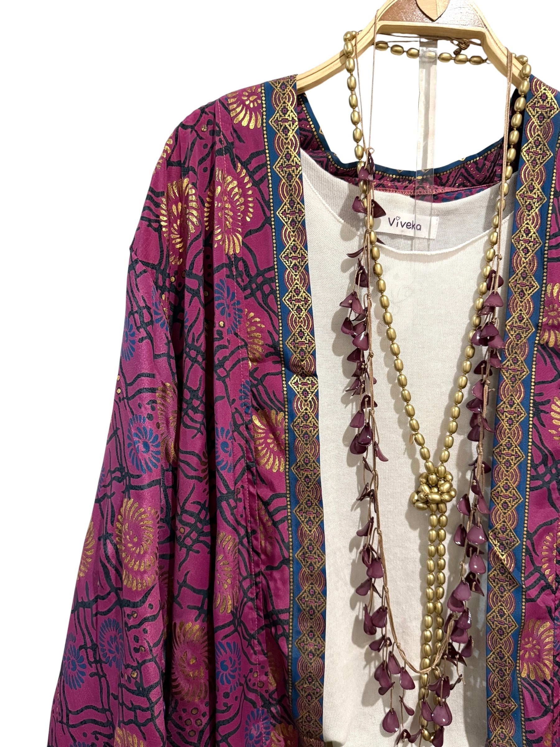 Kimono "Jaipur Magenta"